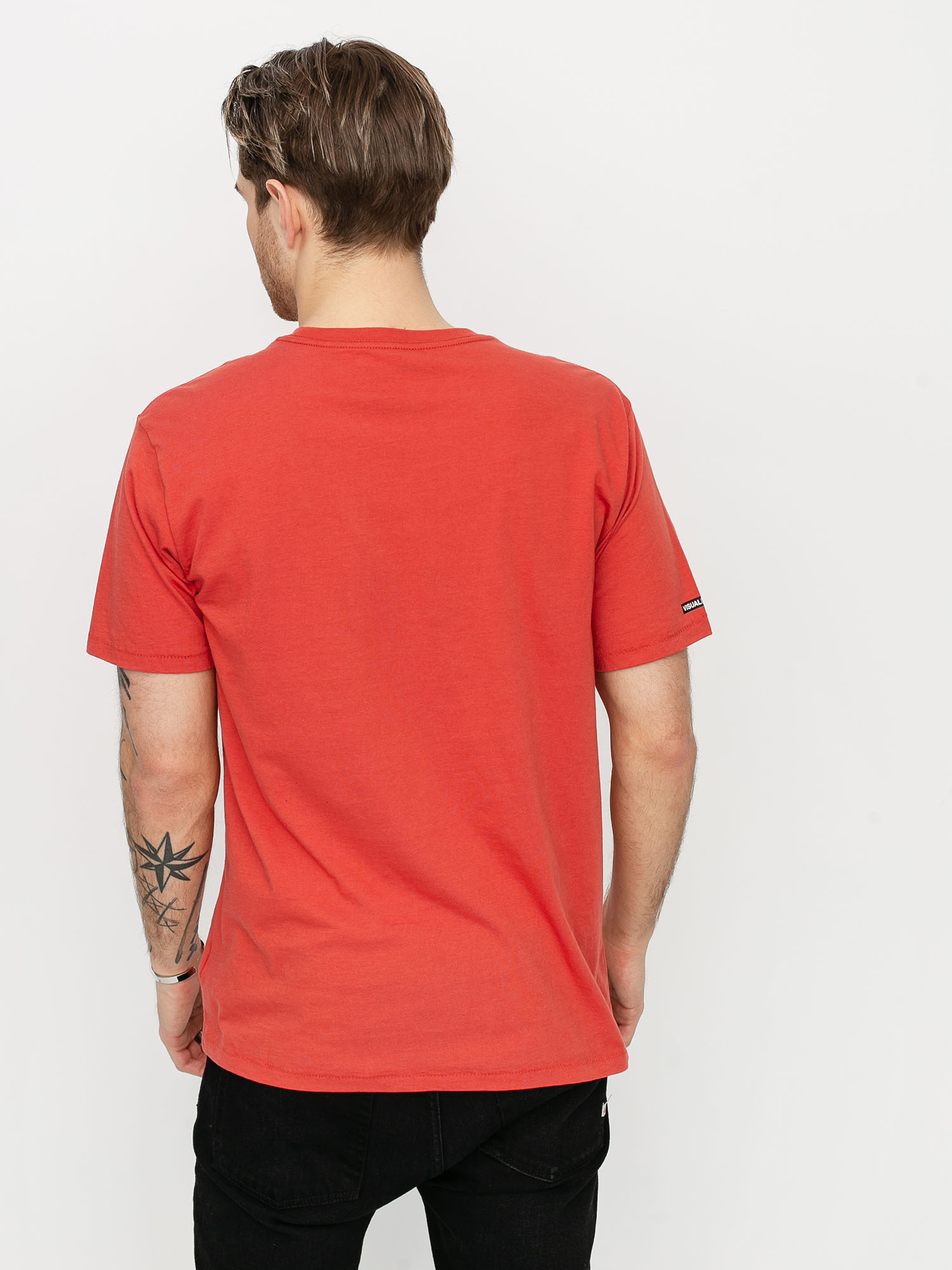 Brixton Crowd Art Ujjatlan felső (coral)