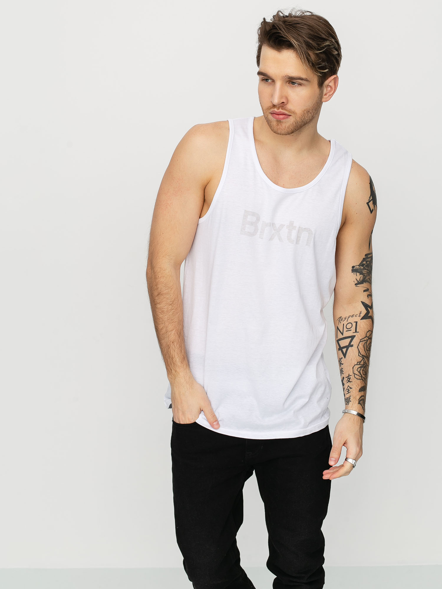 Brixton Gate Ujjatlan felső (white)