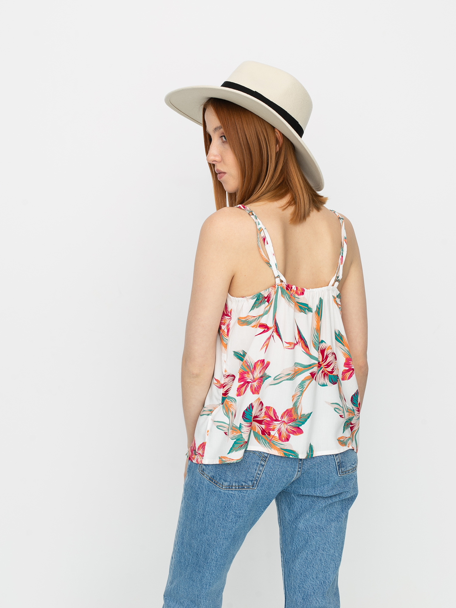 Roxy Got To Be Real Wmn Ujjatlan felső (snow white tropic call)