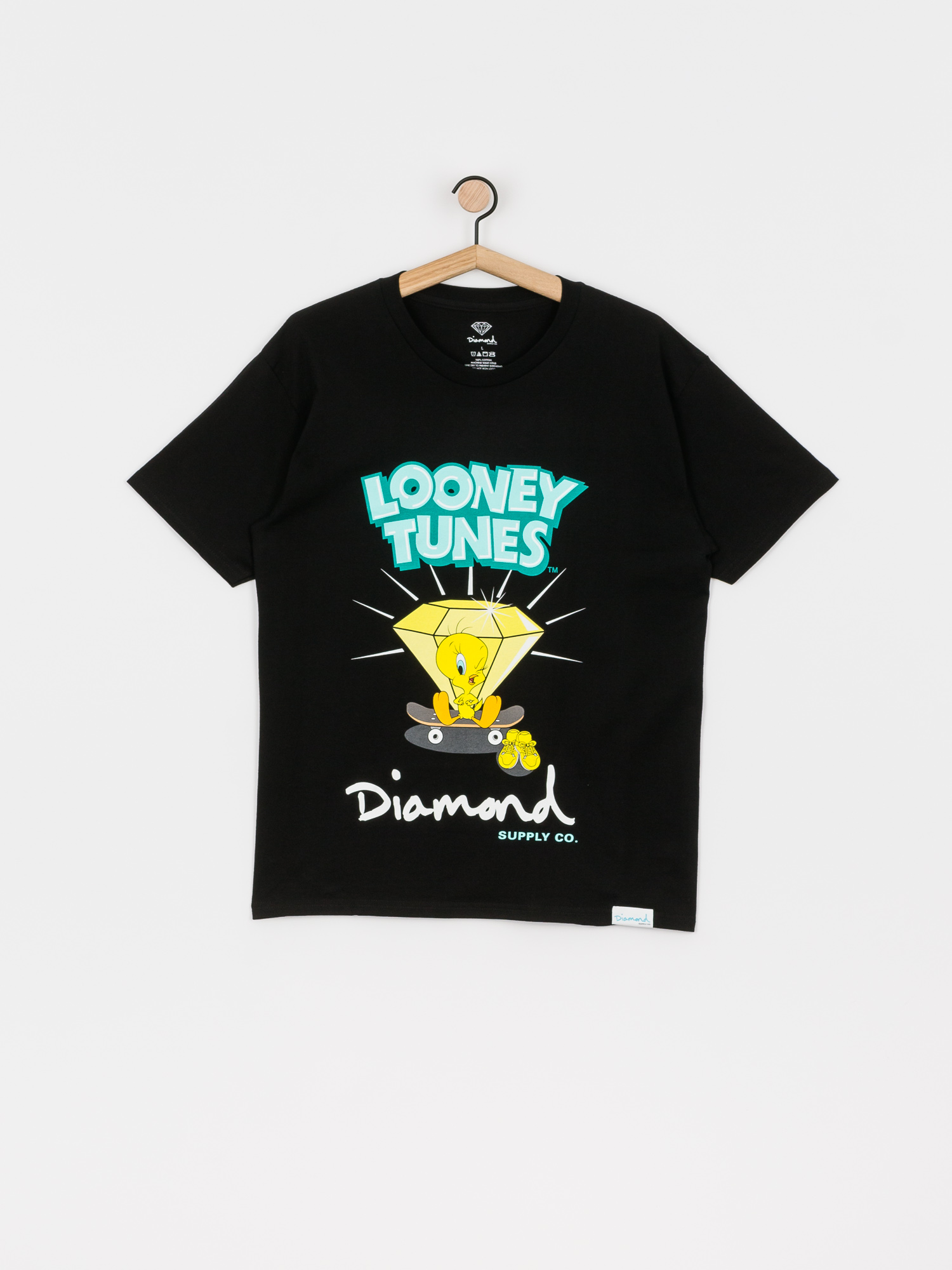 Diamond Supply Co. Tweety Skate Ujjatlan felső (black)