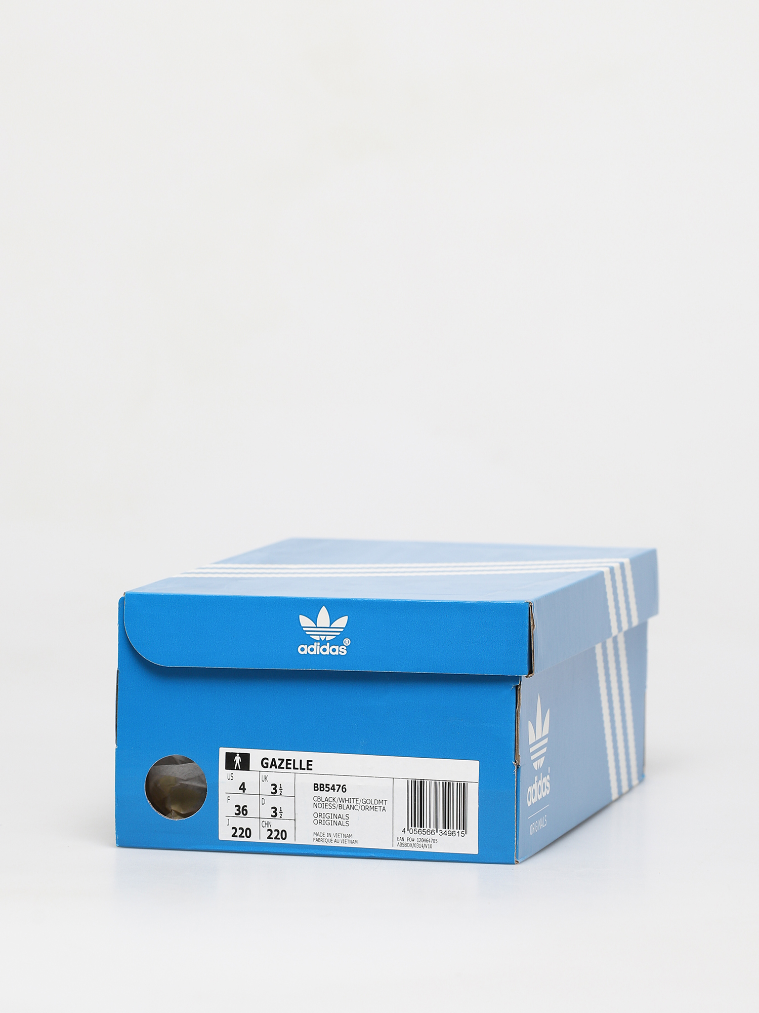 adidas Originals Gazelle Cipők (core black/white/gold met)