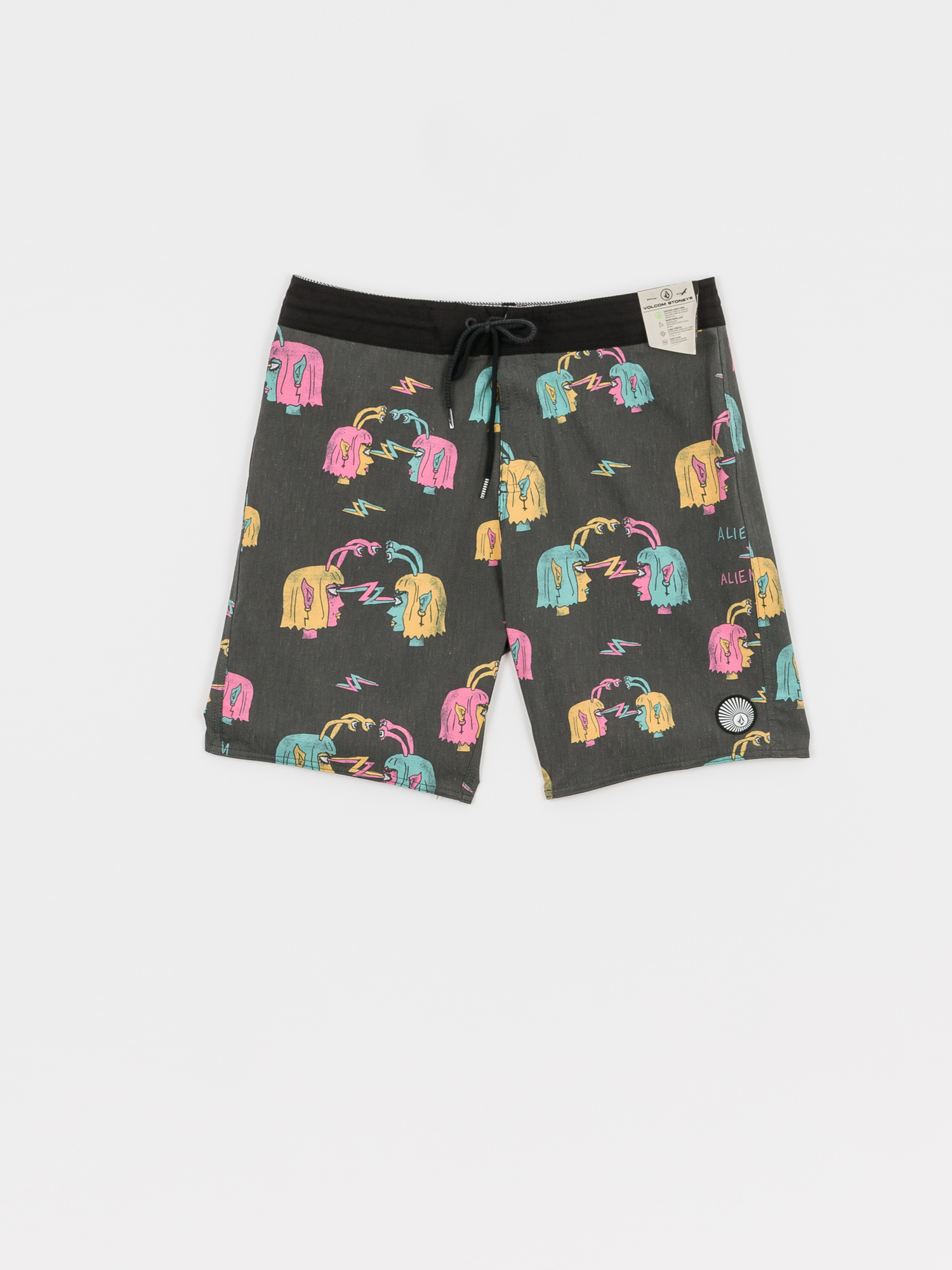 Volcom Alienated Stoney 19 Boardshort (black)