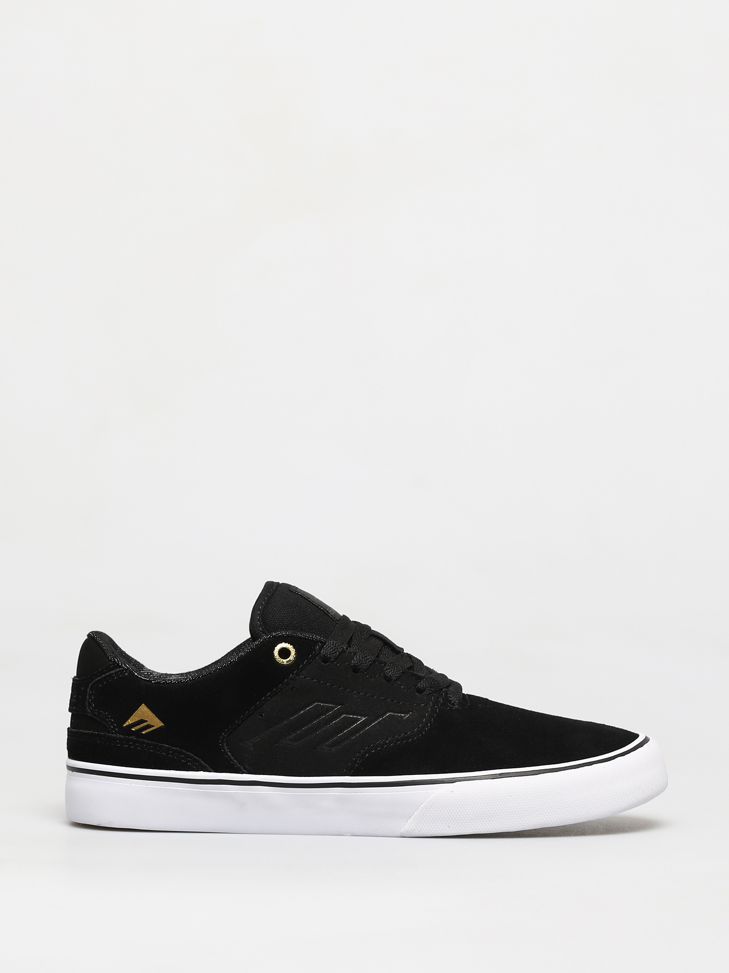 Emerica The Low Vulc Cipők (black/gold/white)