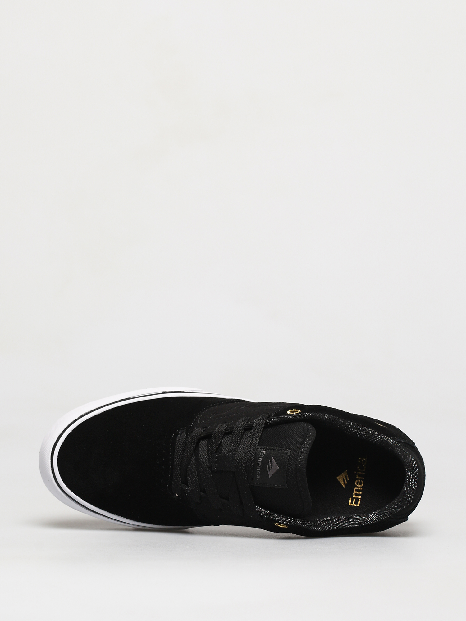 Emerica The Low Vulc Cipők (black/gold/white)