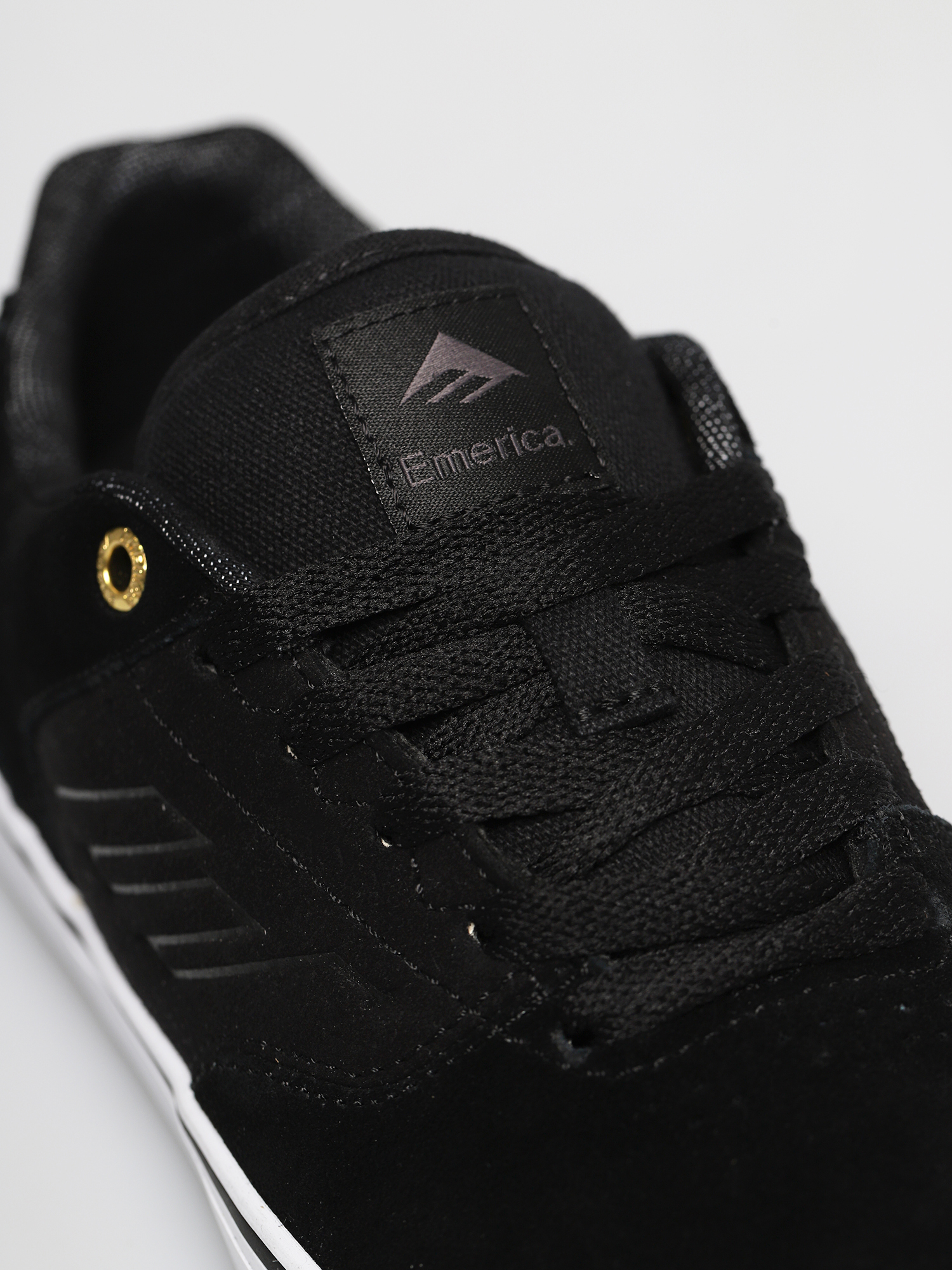 Emerica The Low Vulc Cipők (black/gold/white)