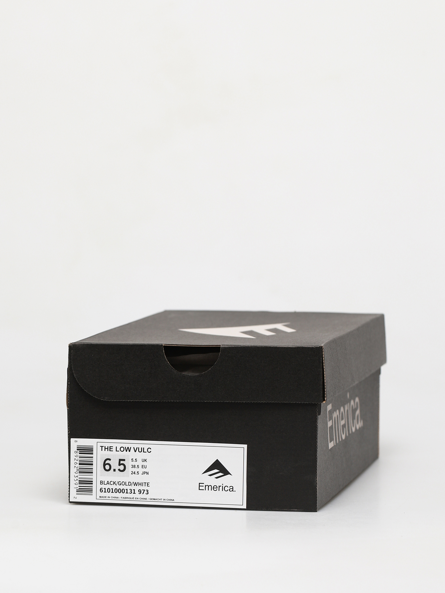 Emerica The Low Vulc Cipők (black/gold/white)