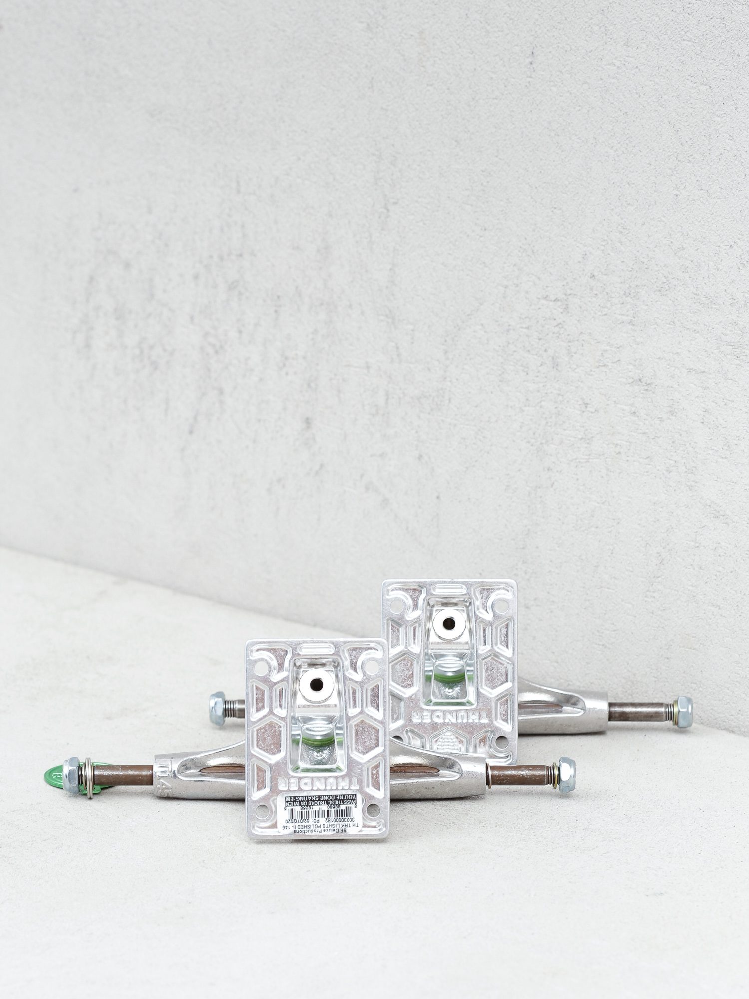 Thunder Lights Polished II Gördeszka felfüggesztés (silver/green)