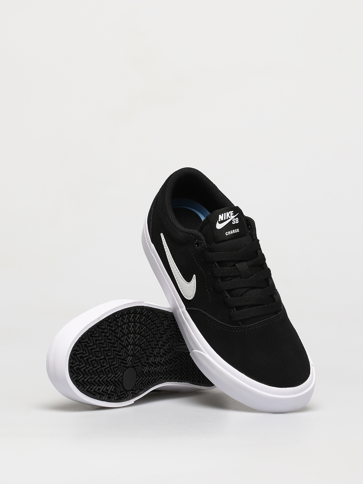 Nike SB Charge Suede Gs Cipők (black/photon dust black black)