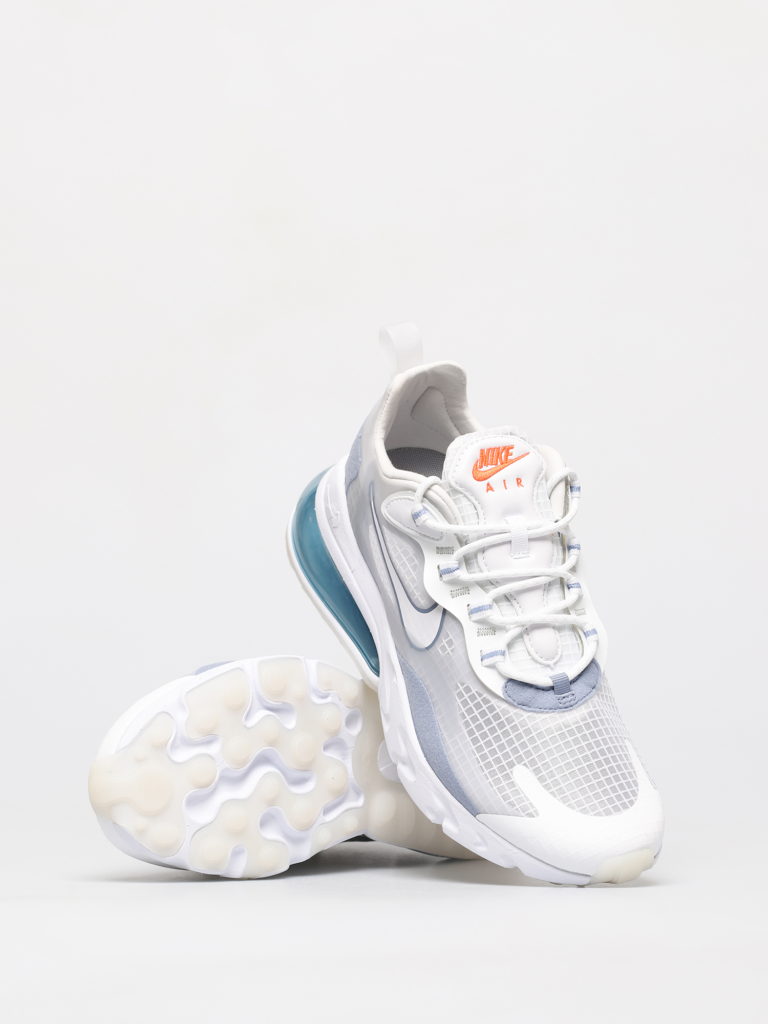 Nike Air Max 270 React Se Cipők (white/white pure platinum indigo fog)