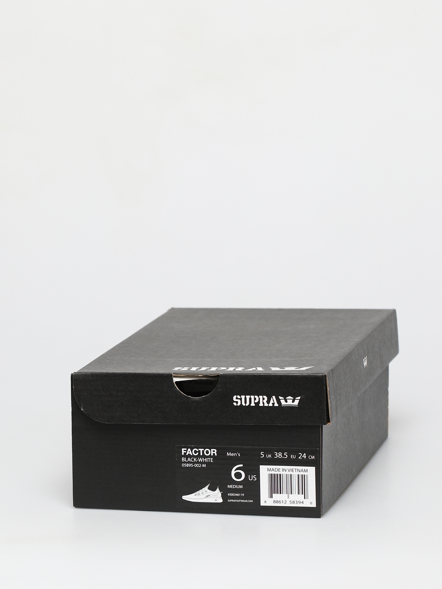 Supra Factor Cipők (black white)