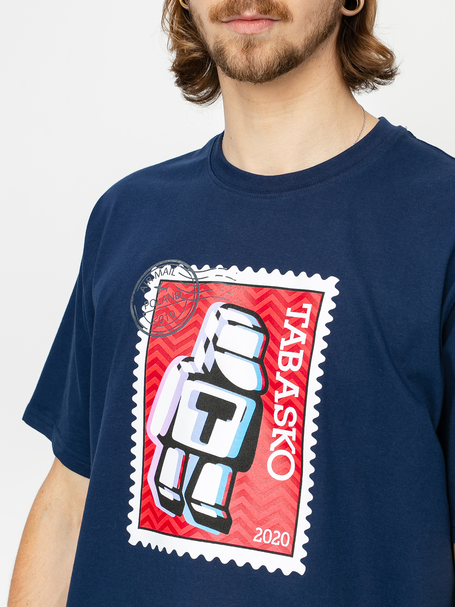 Tabasko Post Ujjatlan felső (navy)