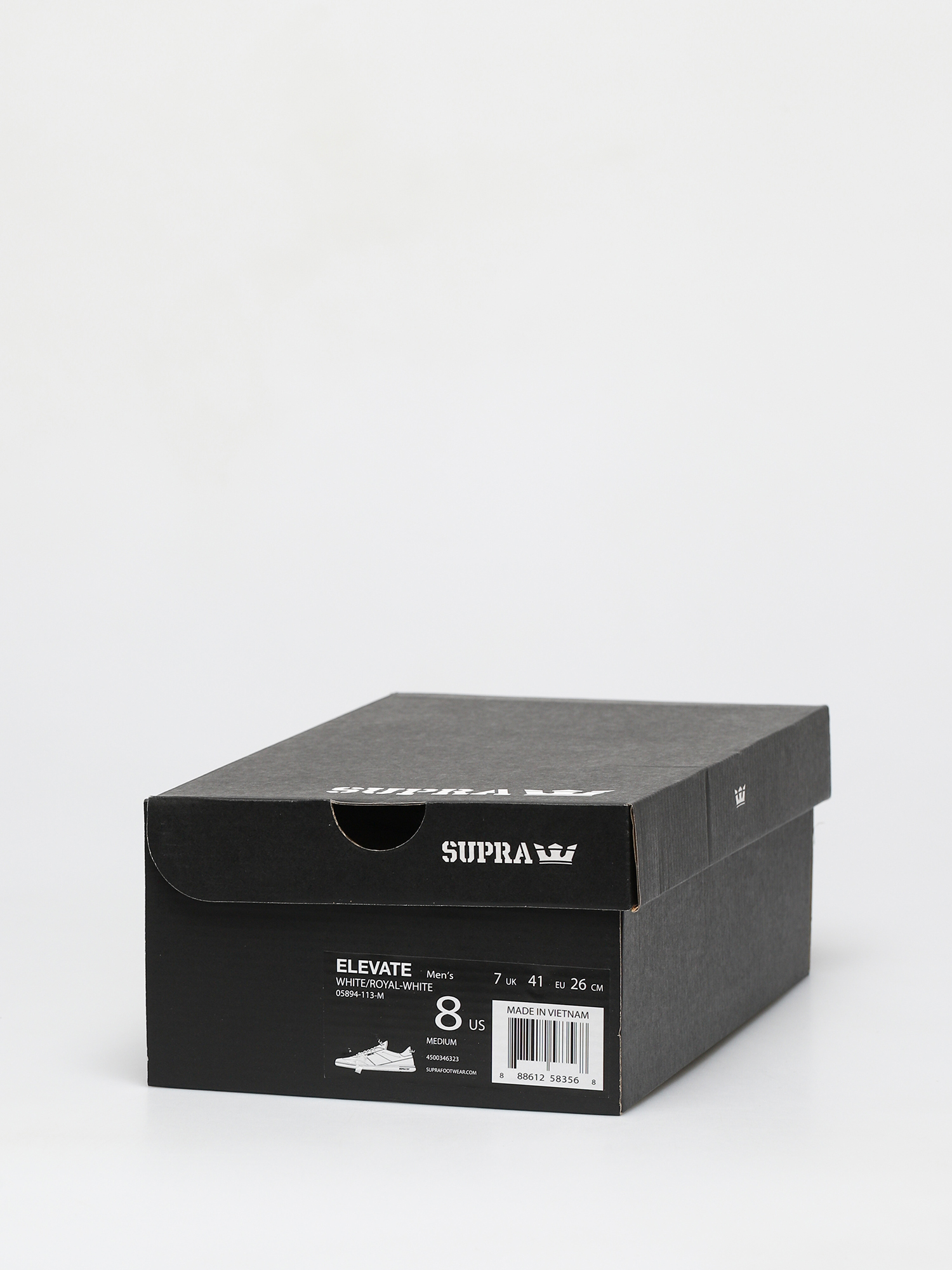 Supra Elevate Cipők (white/royal white)