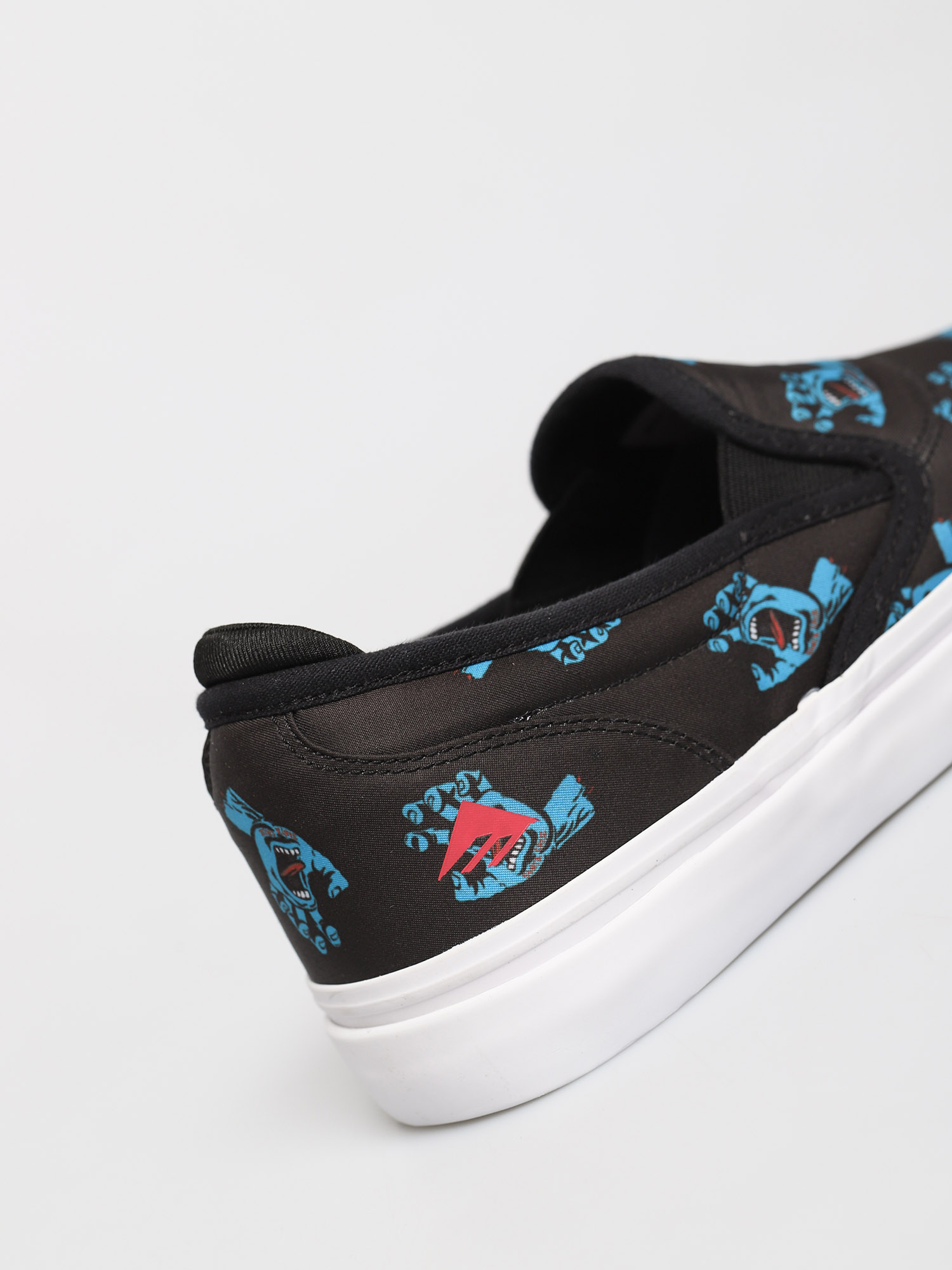 Emerica Wino G6 Slip On X Santa Cruz Cipők (blue/black/white)