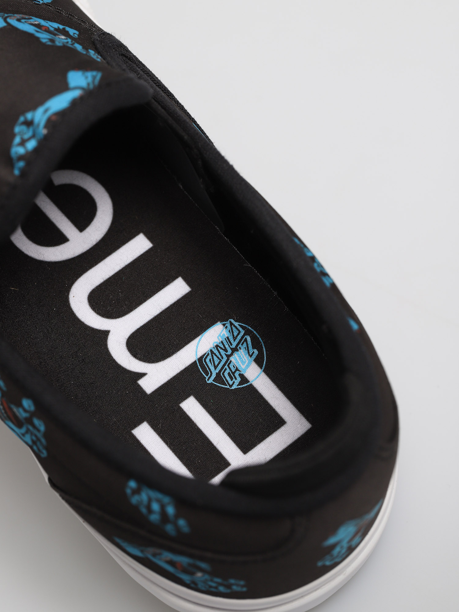 Emerica Wino G6 Slip On X Santa Cruz Cipők (blue/black/white)