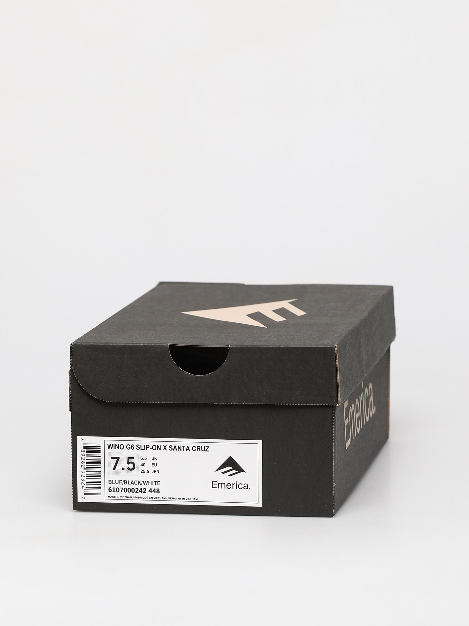 Emerica Wino G6 Slip On X Santa Cruz Cipők (blue/black/white)