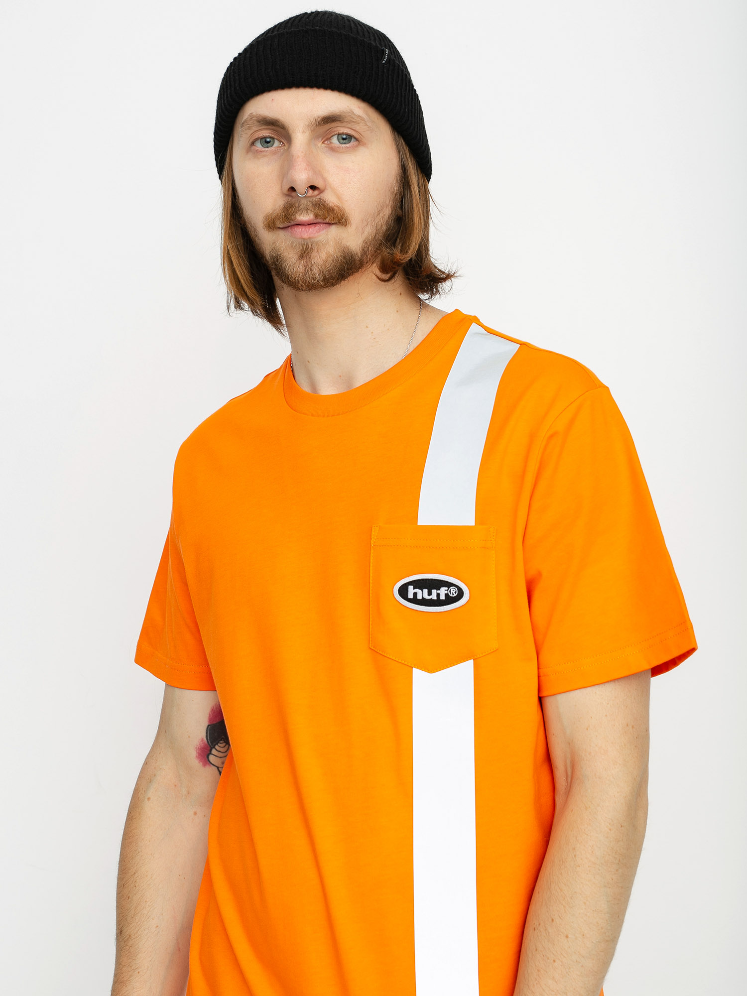 HUF Safety Pocket Ujjatlan felső (safety orange)