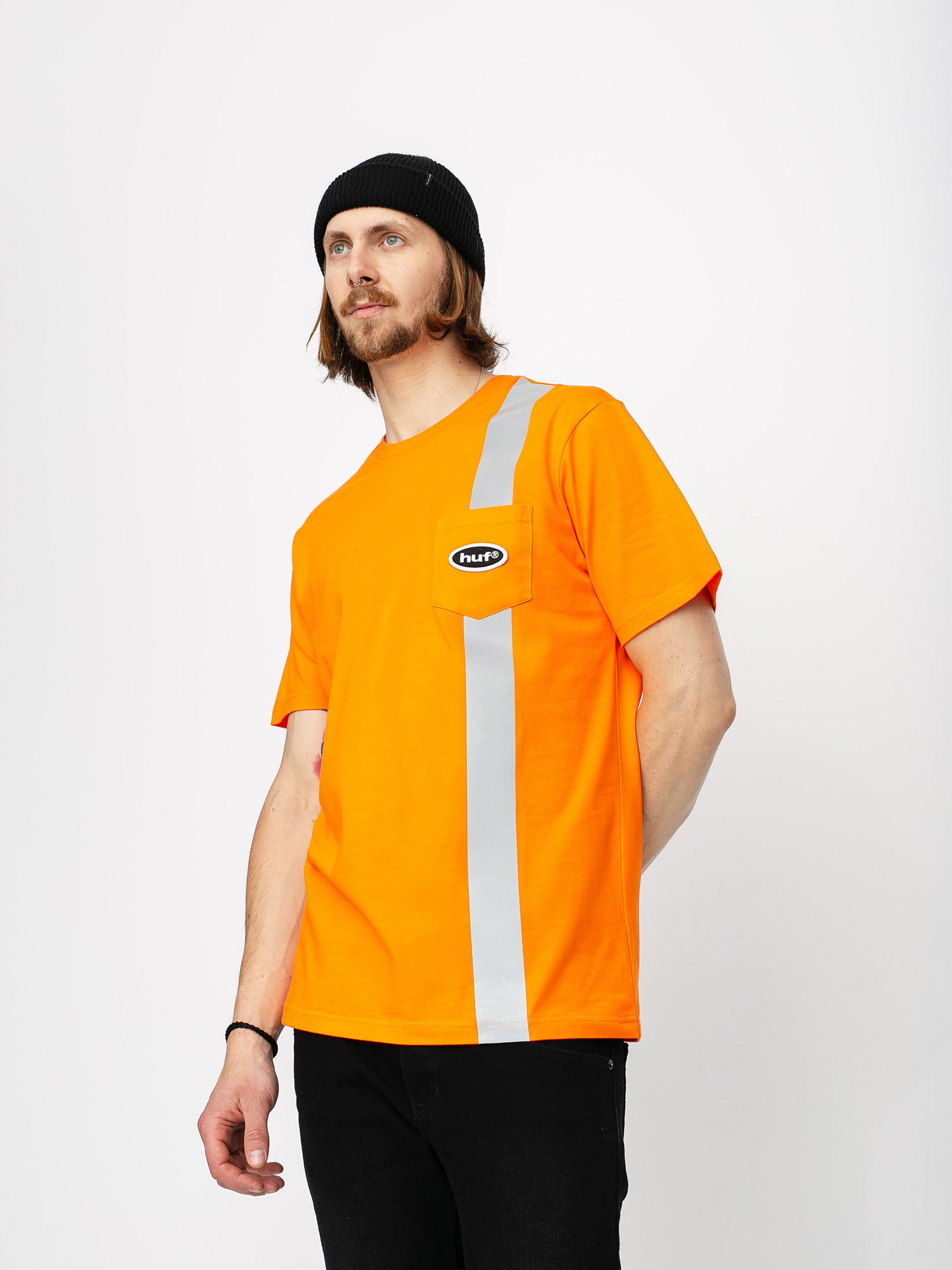 HUF Safety Pocket Ujjatlan felső (safety orange)