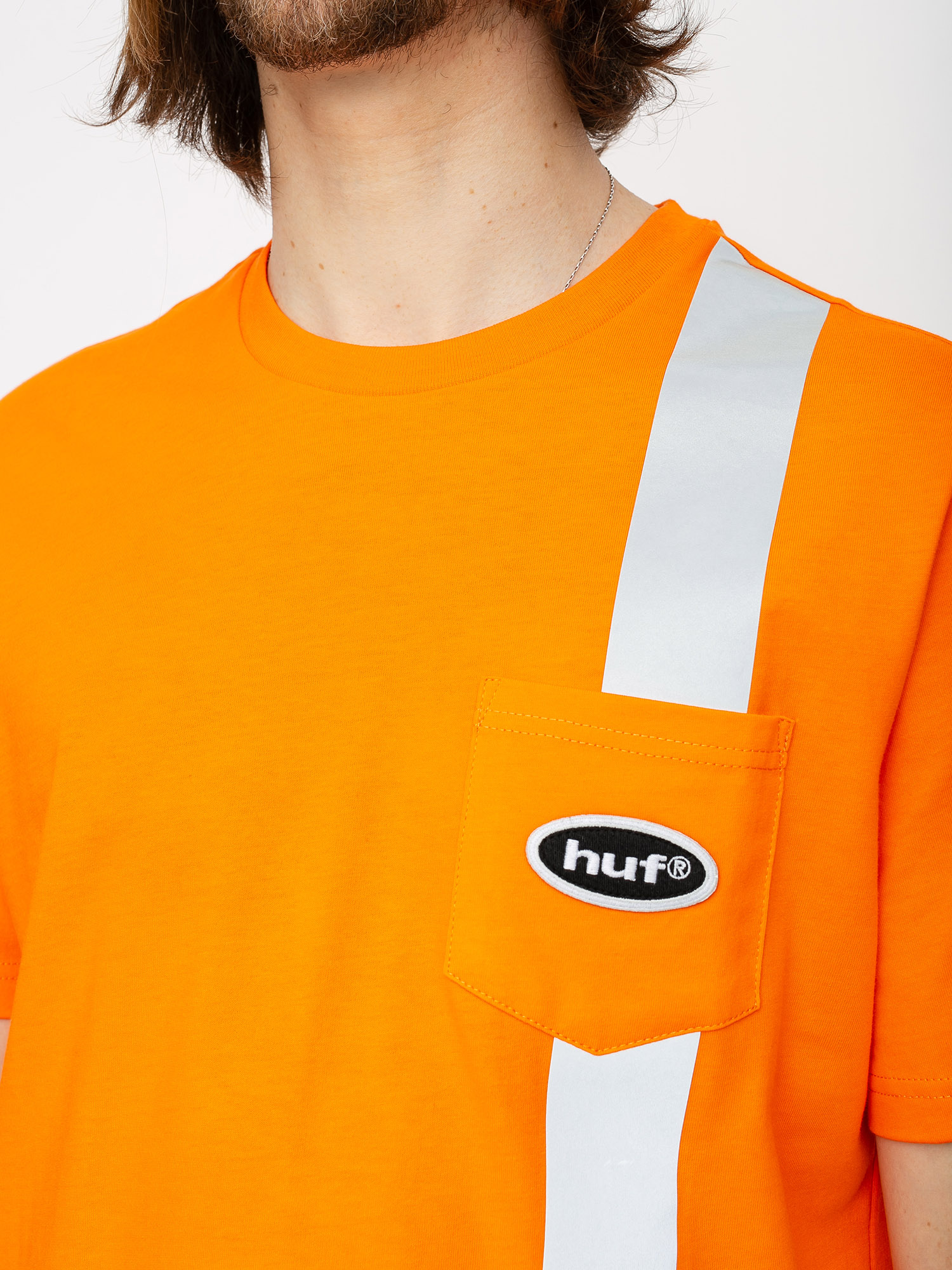 HUF Safety Pocket Ujjatlan felső (safety orange)