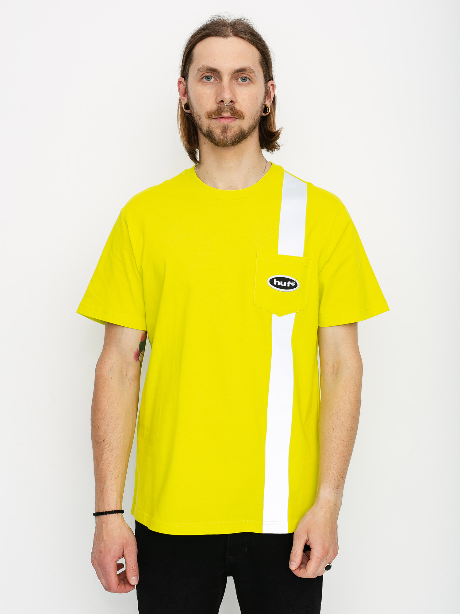 HUF Safety Pocket Ujjatlan felső (safety yellow)