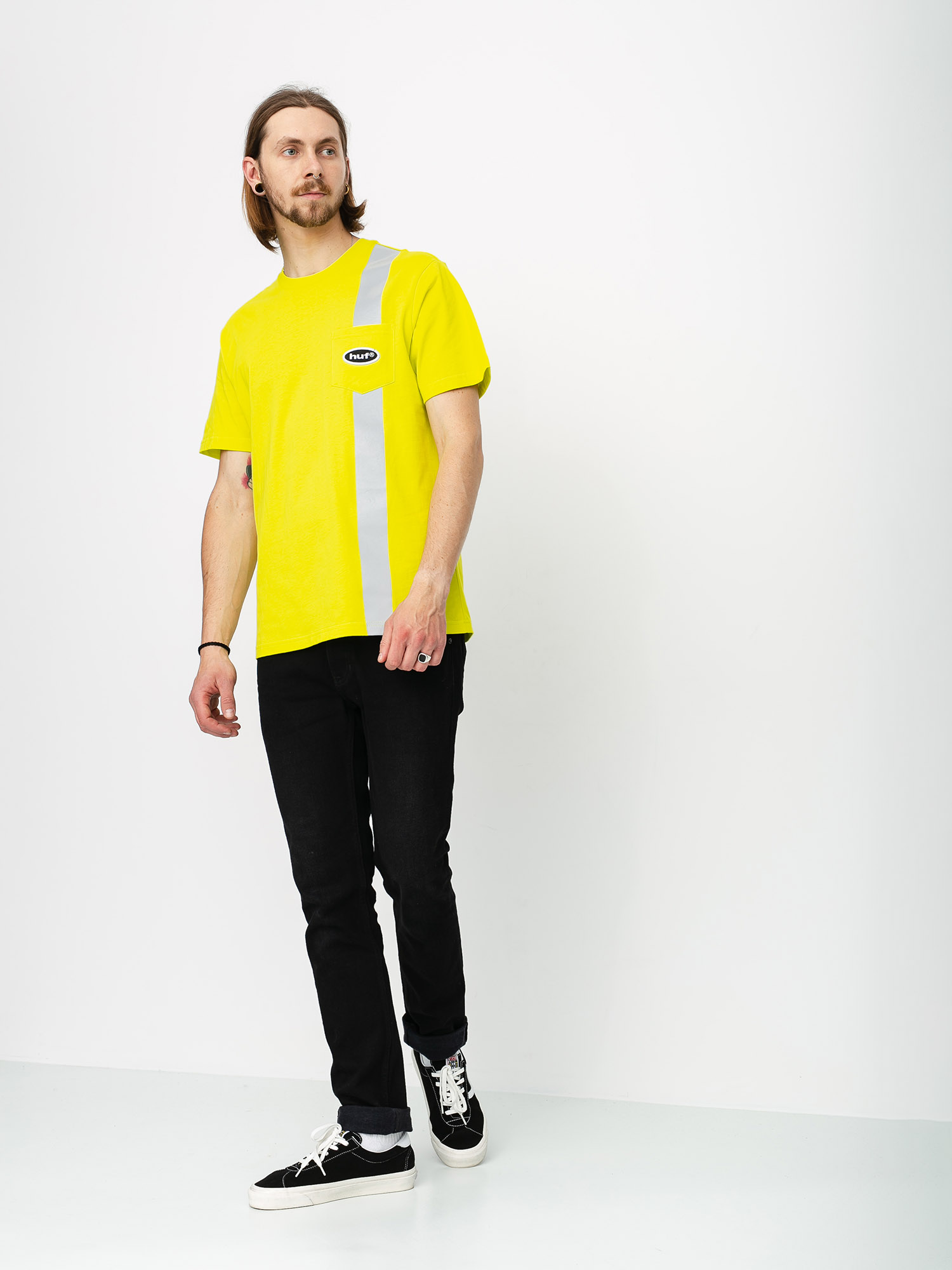 HUF Safety Pocket Ujjatlan felső (safety yellow)