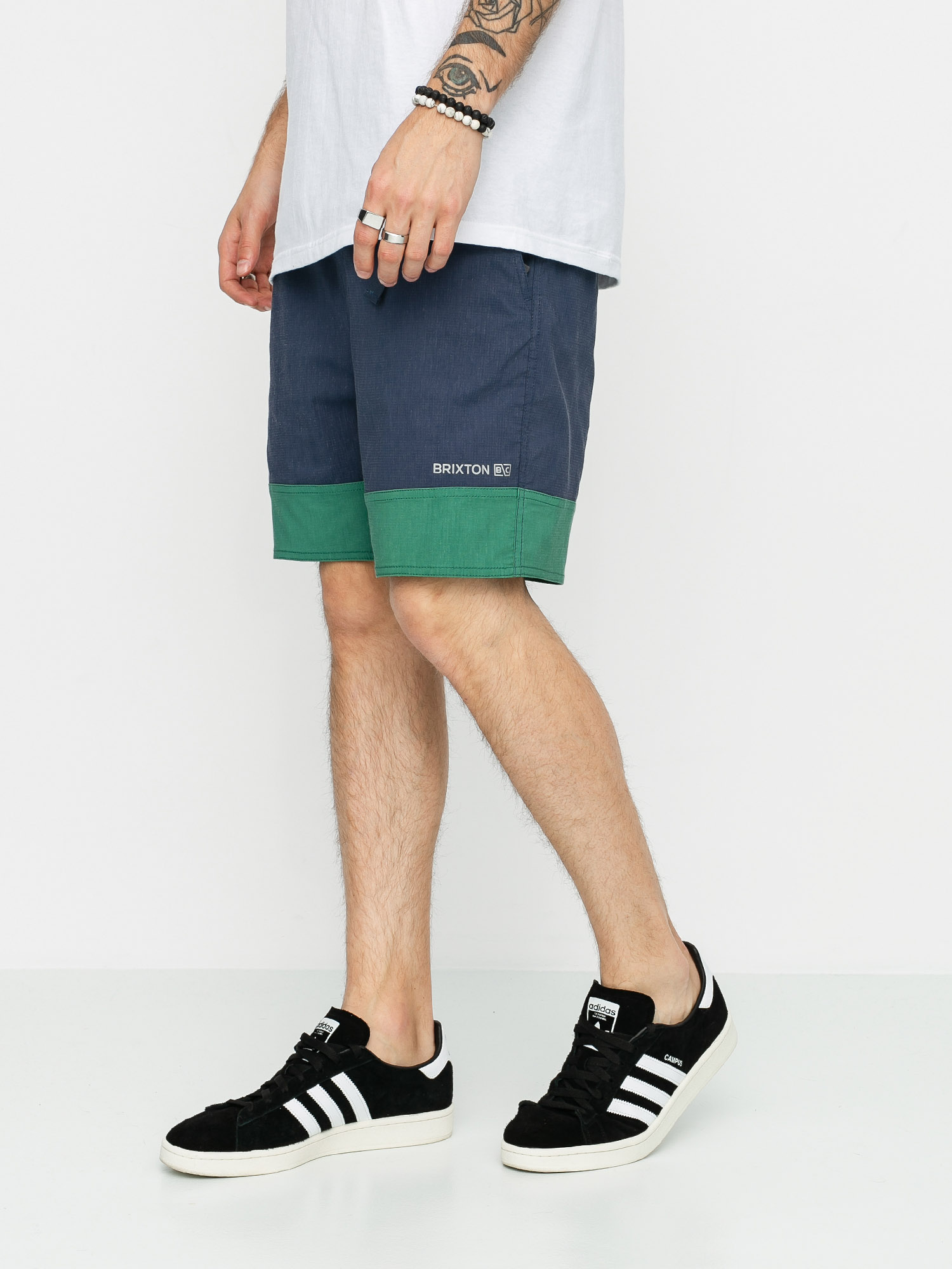 Brixton Cinch X Rövidnadrág (washed navy/fern)