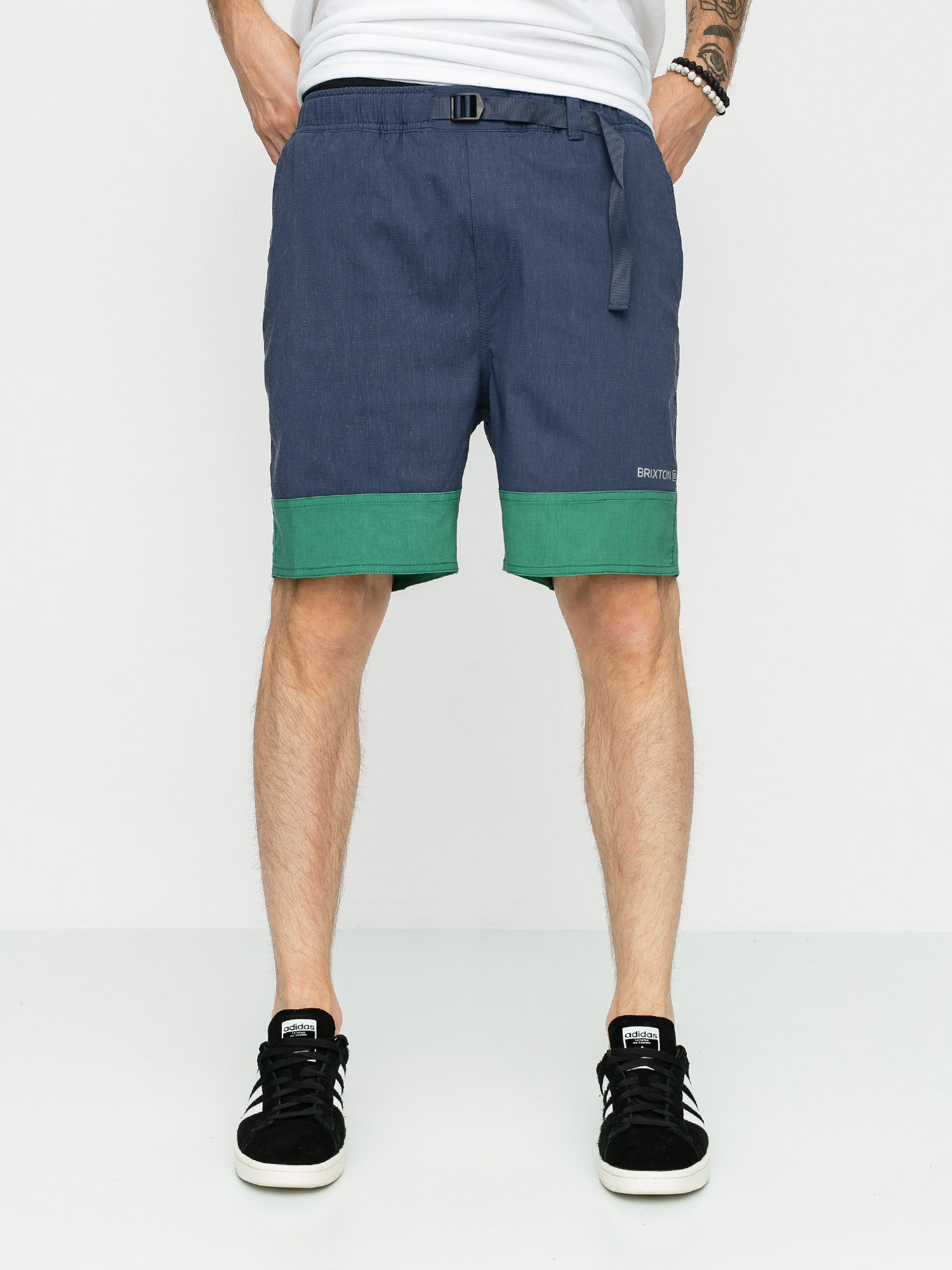 Brixton Cinch X Rövidnadrág (washed navy/fern)