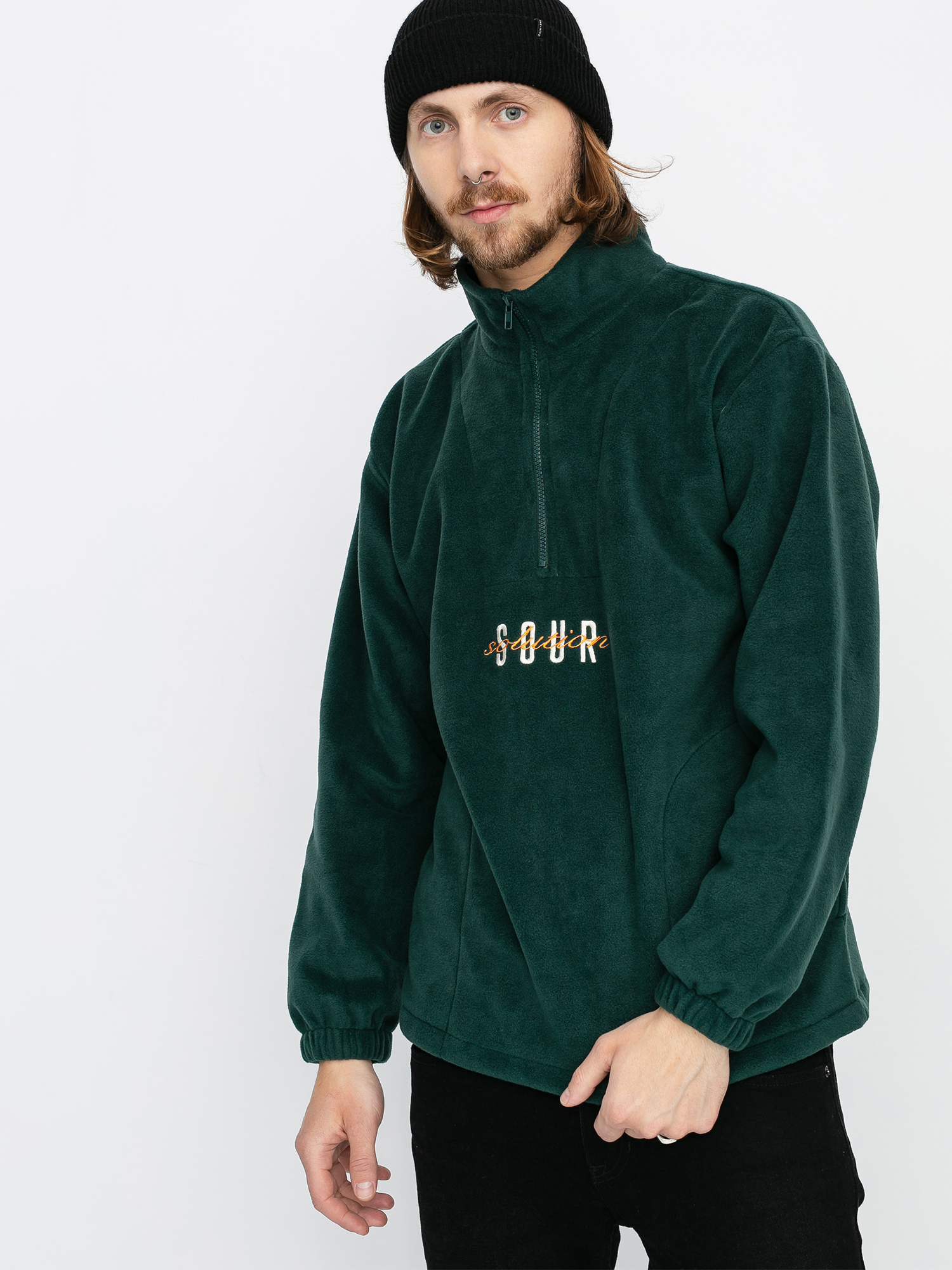 Sour Solution Spothunter Fleece Pulóver (forest green)