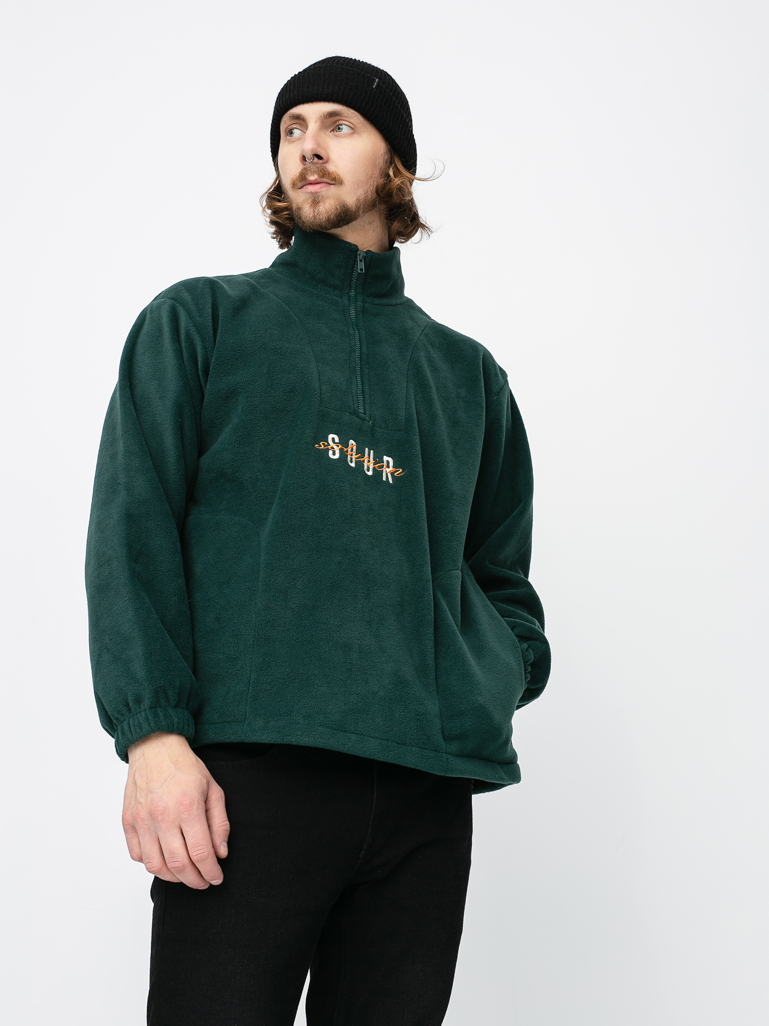 Sour Solution Spothunter Fleece Pulóver (forest green)