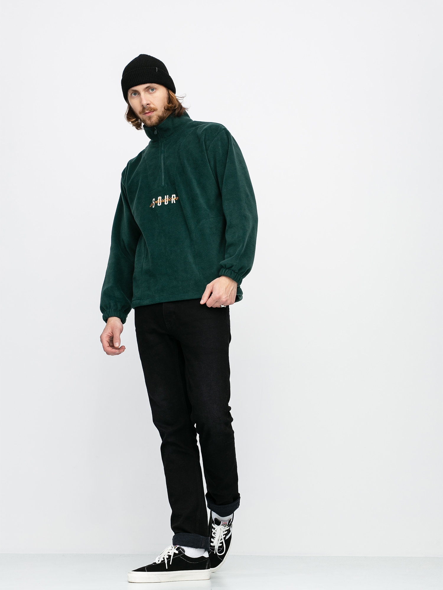 Sour Solution Spothunter Fleece Pulóver (forest green)