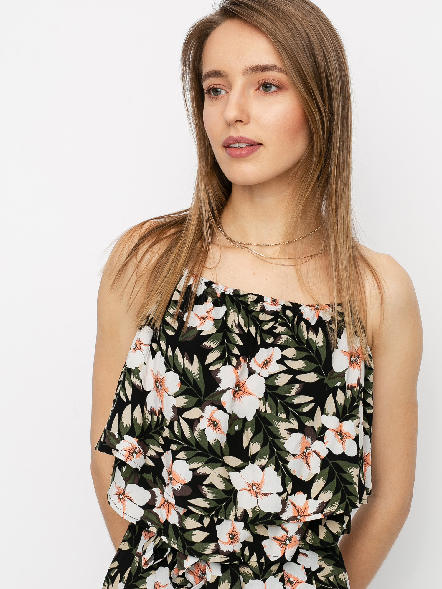 Volcom Coco Halter Cami Wmn Ujjatlan felső (black combo)