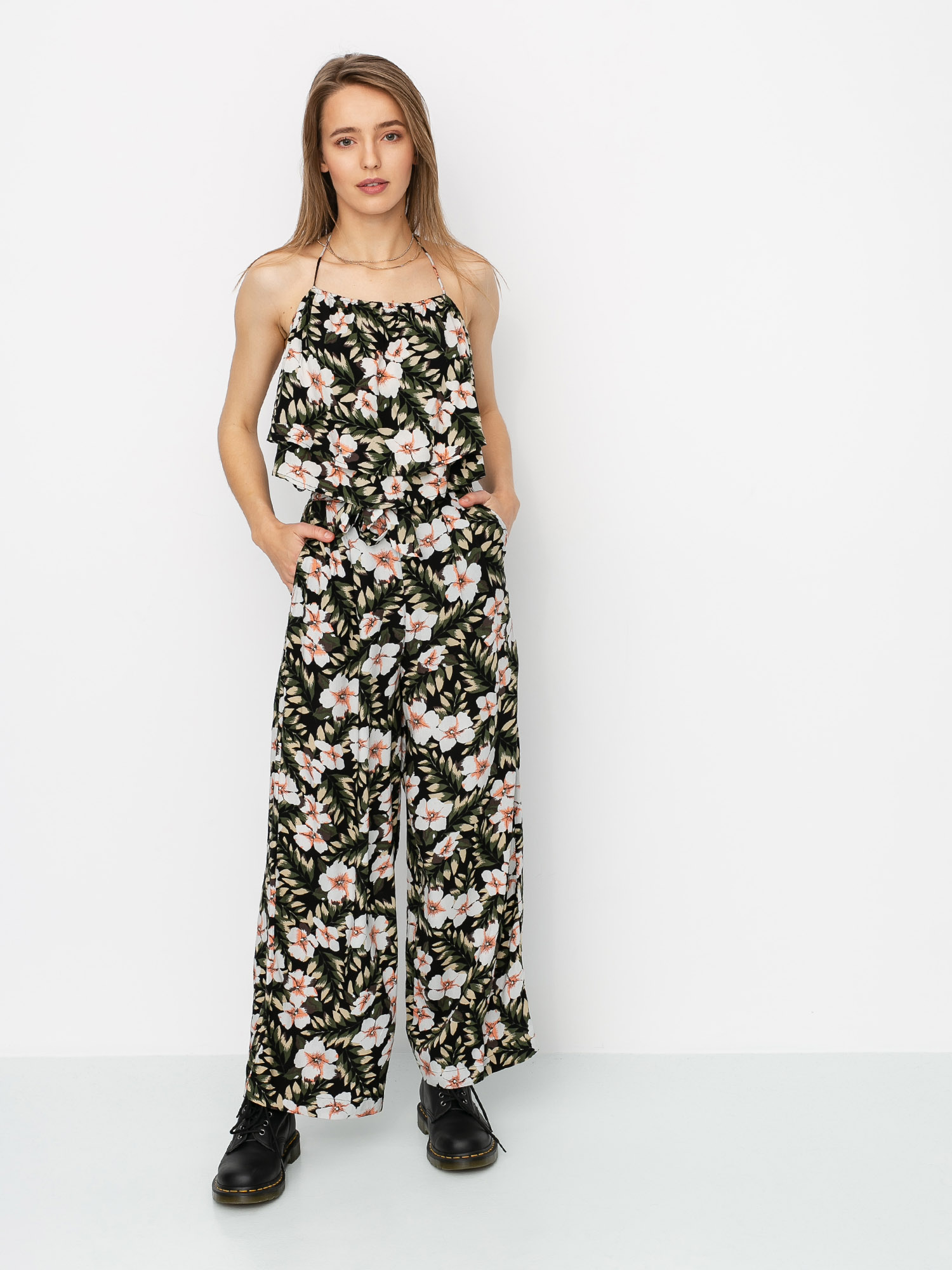 Volcom Coco Halter Cami Wmn Ujjatlan felső (black combo)