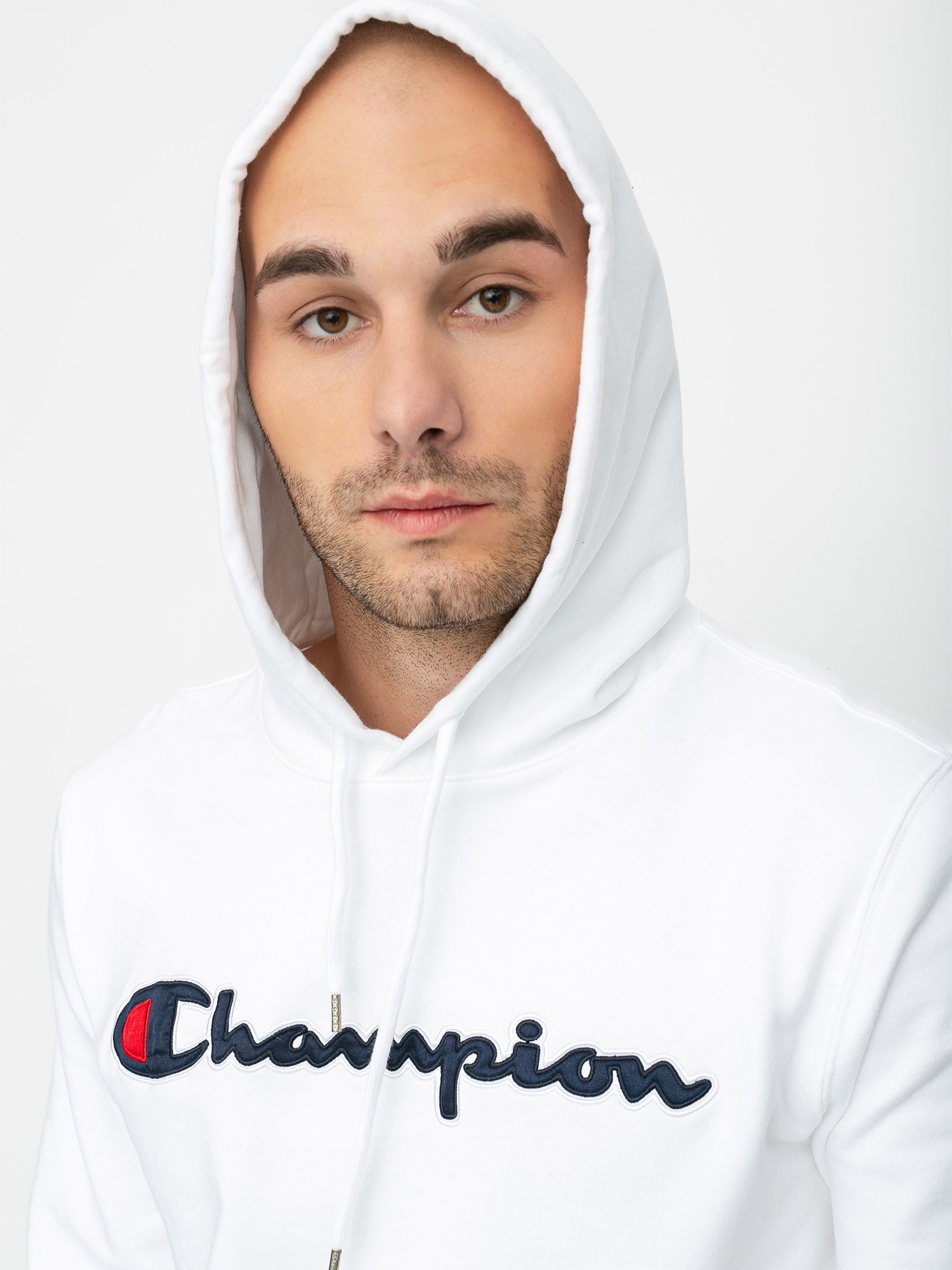 Champion Sweatshirt HD 214183 Kapucnis pulóver (wht)