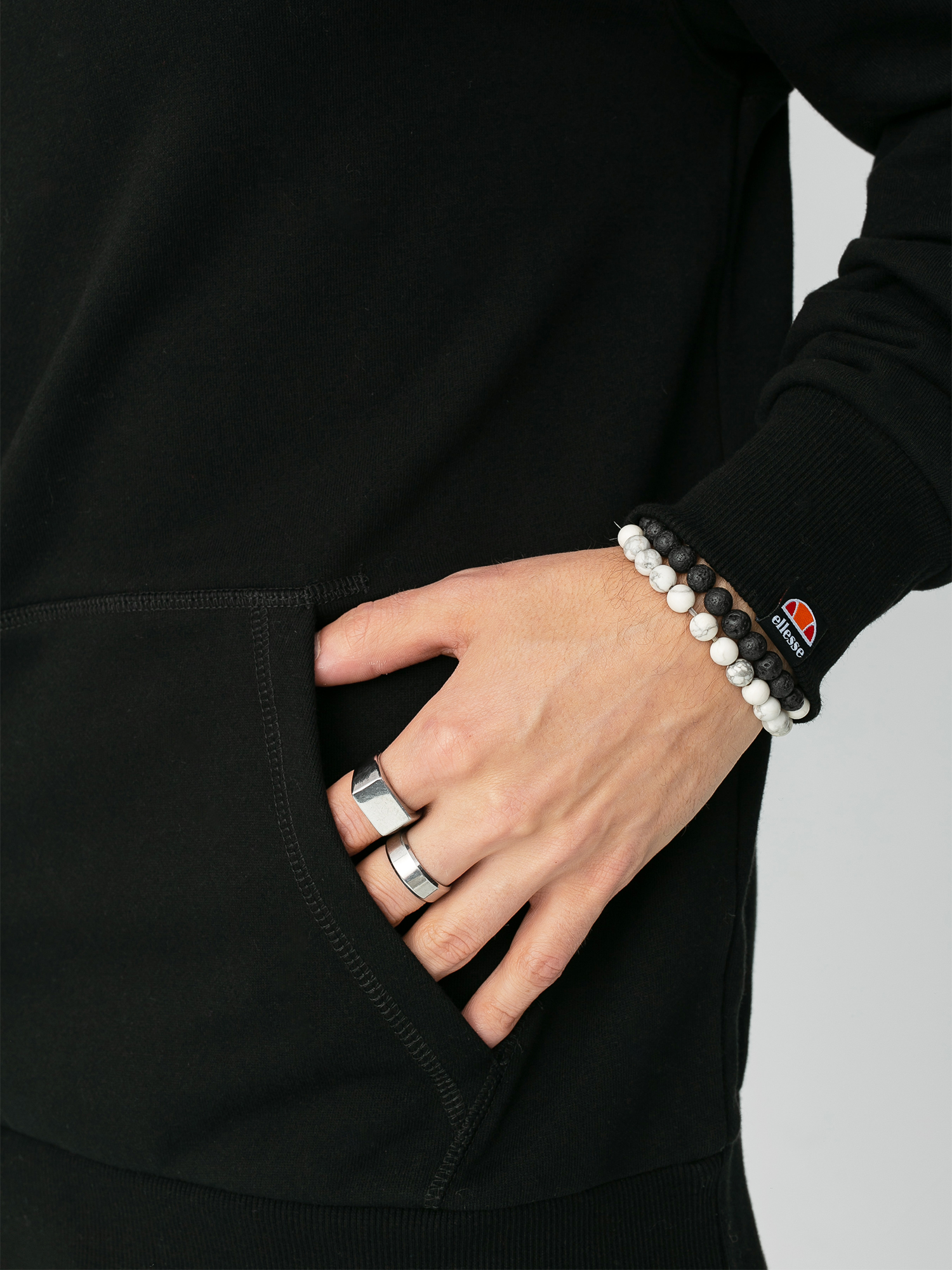 Ellesse Primero HD Kapucnis pulóver (black)