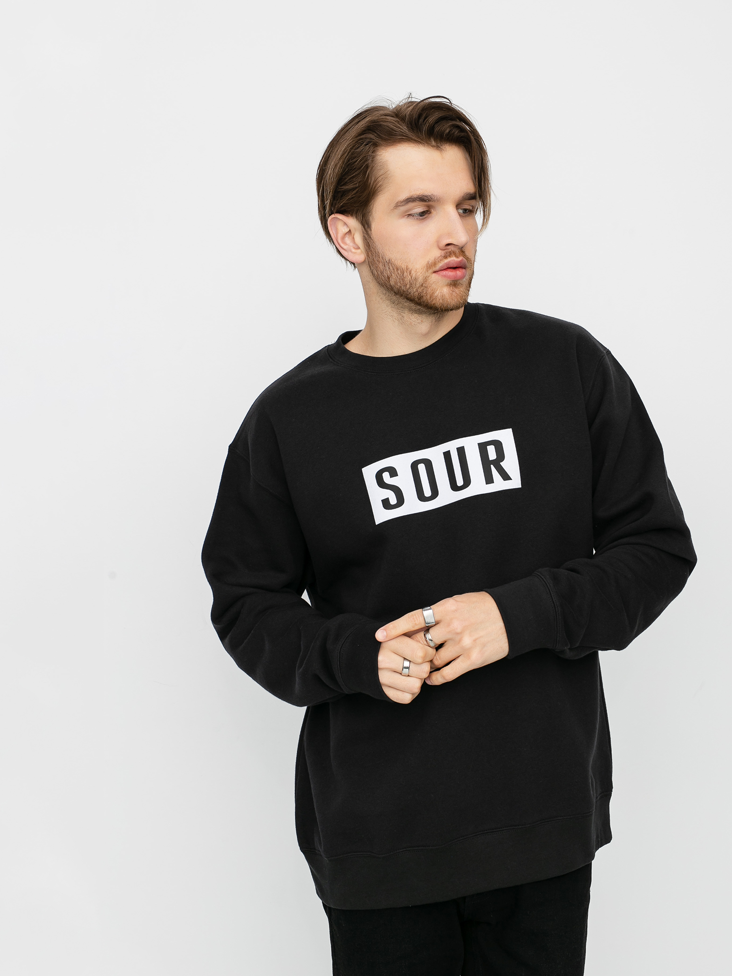 Sour Solution Sour Patch Crew Pulóver (black)