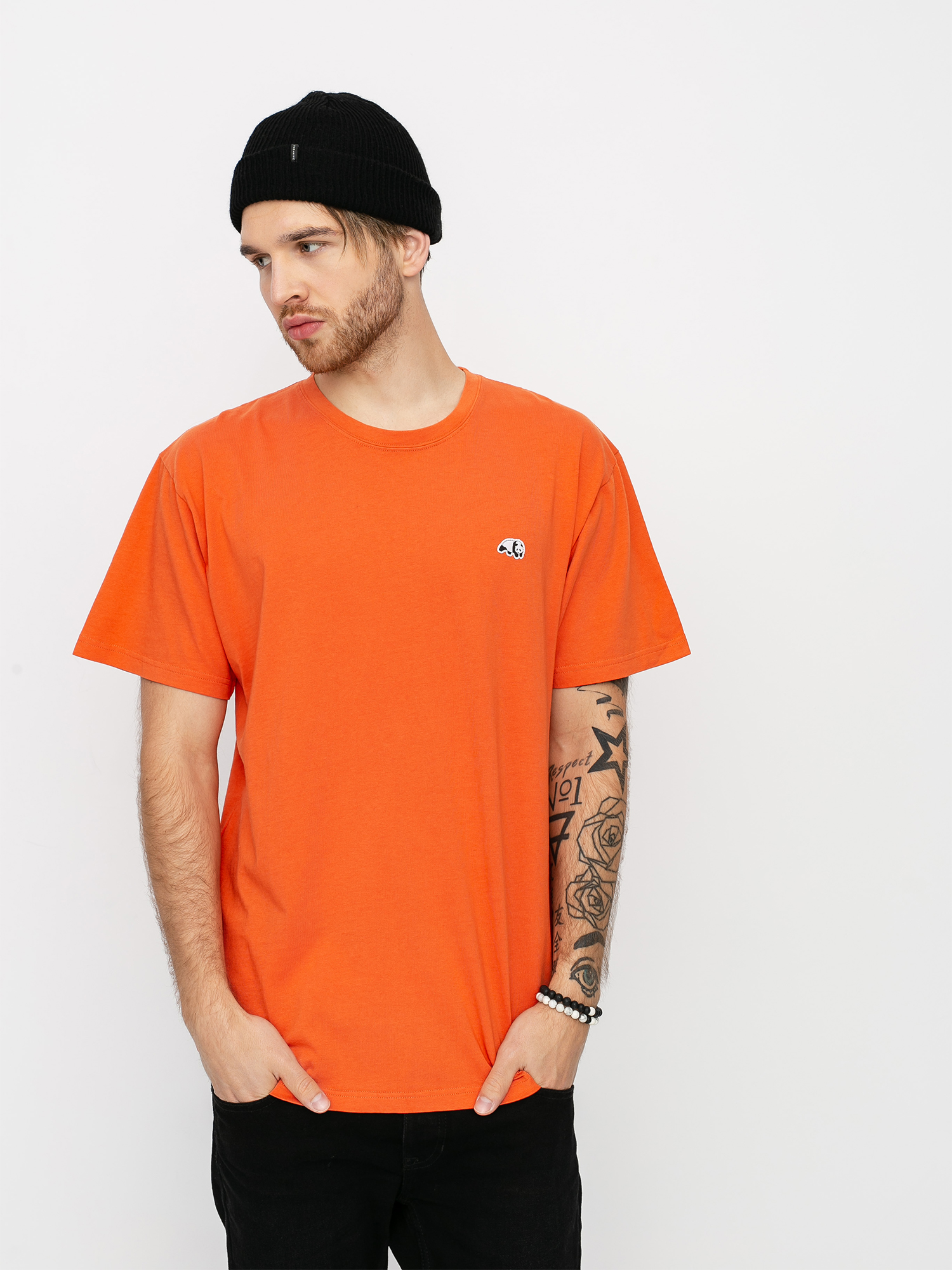 Enjoi Premium Panda Patch Ujjatlan felső (sun orange)
