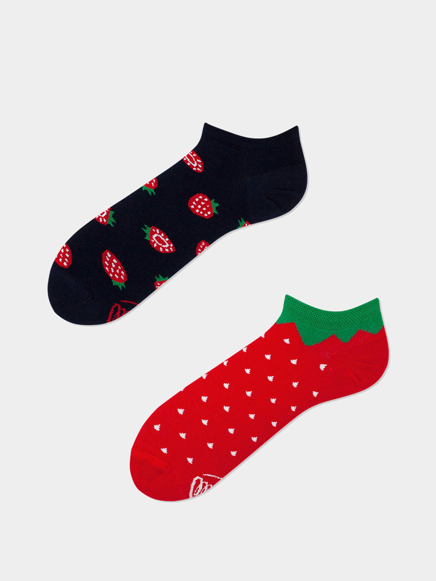 Many Mornings Strawberries Low Zokni (navy/red)