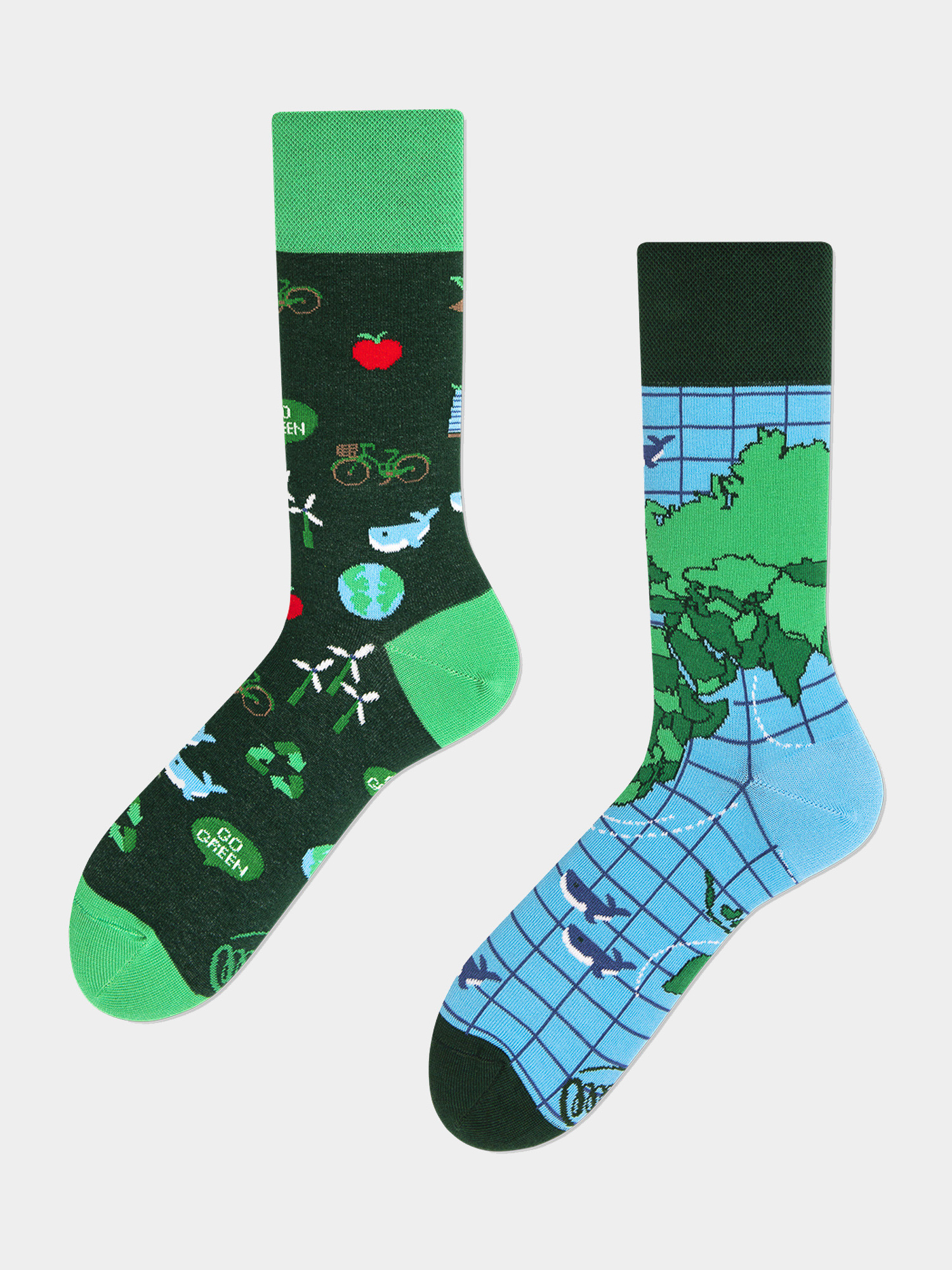 Many Mornings Save The Planet Zokni (green/blue)