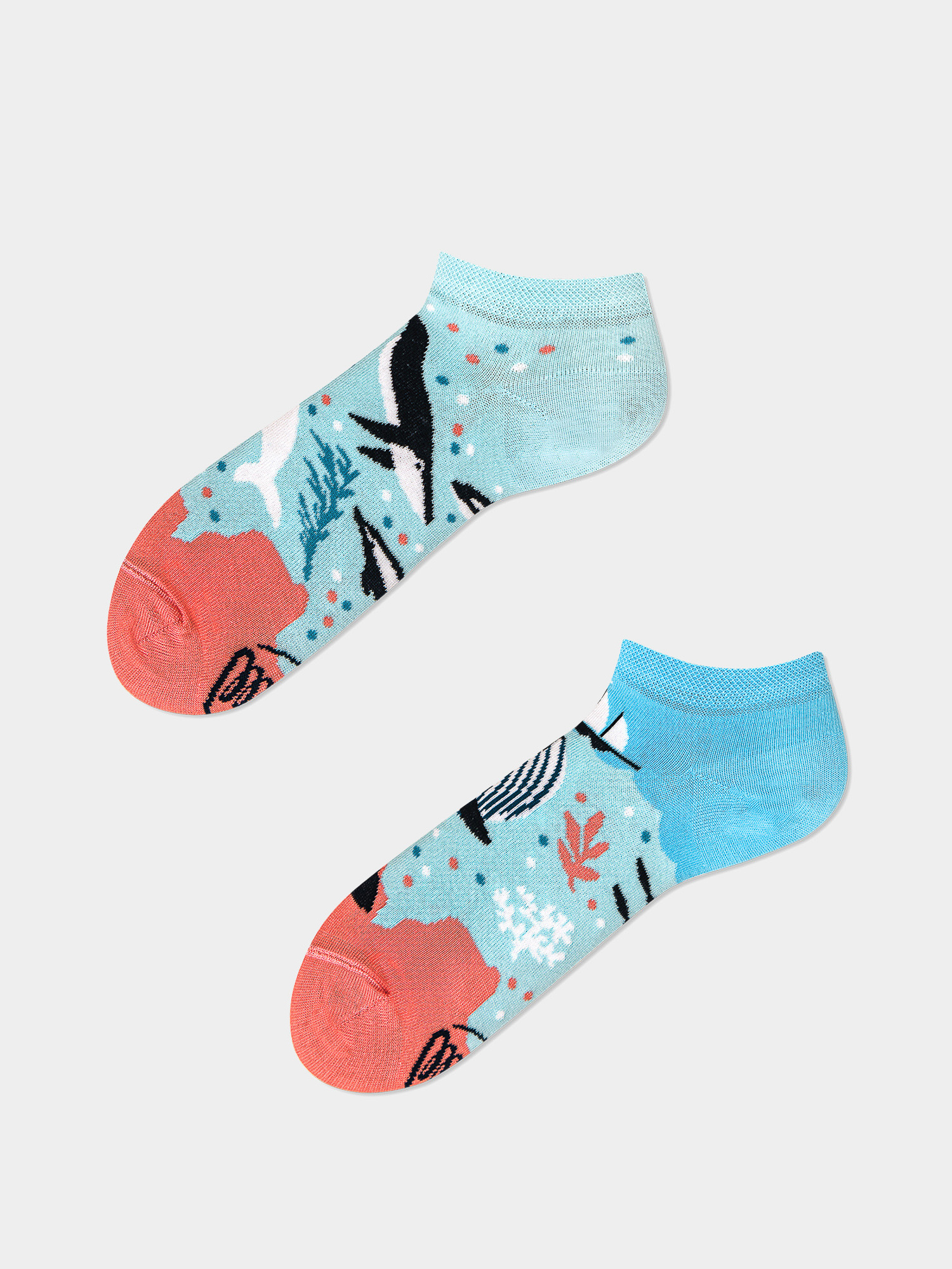 Many Mornings Ocean Life Low Zokni (light blue)