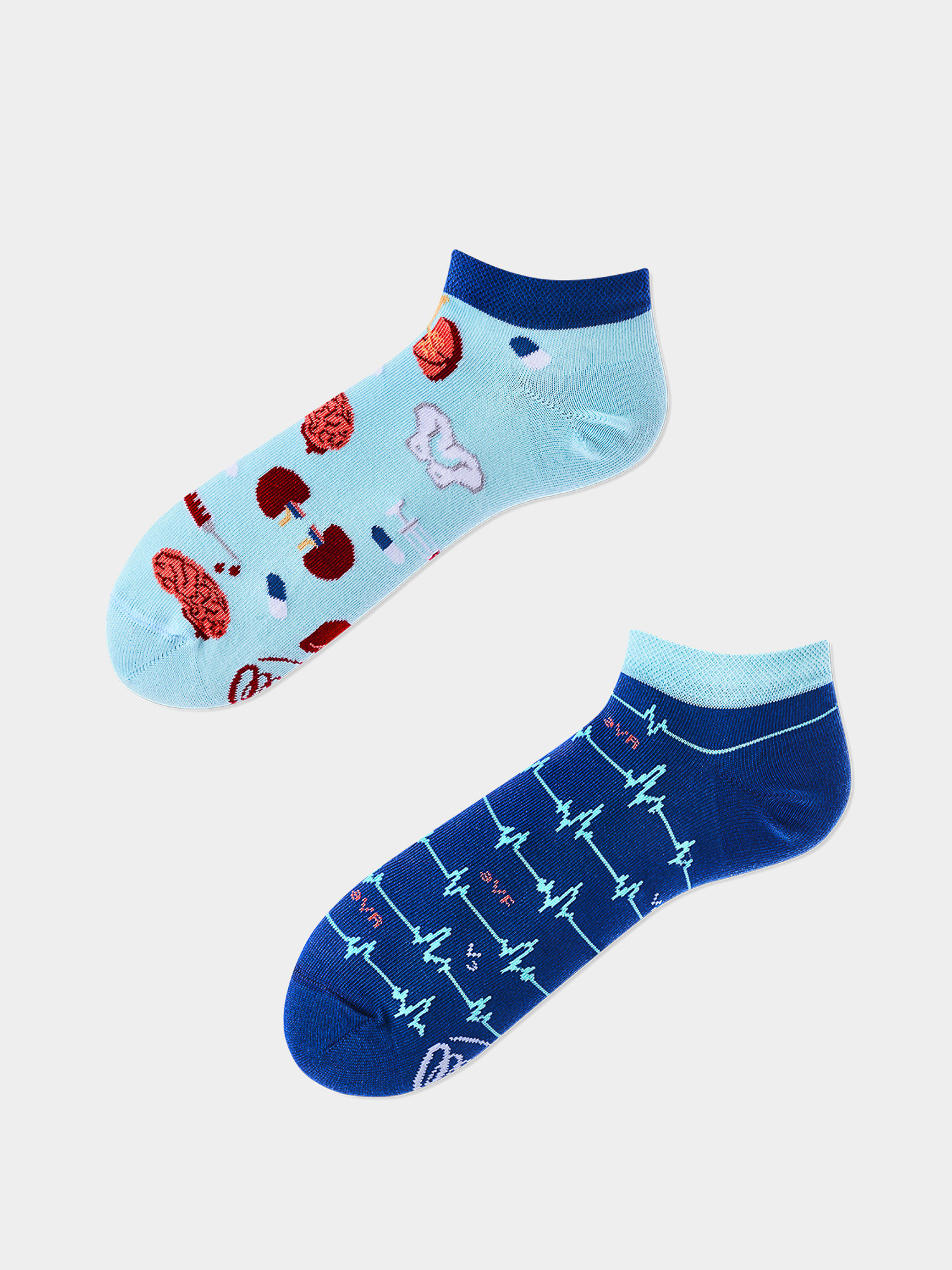 Many Mornings Dr Sock Low Zokni (blue/navy)