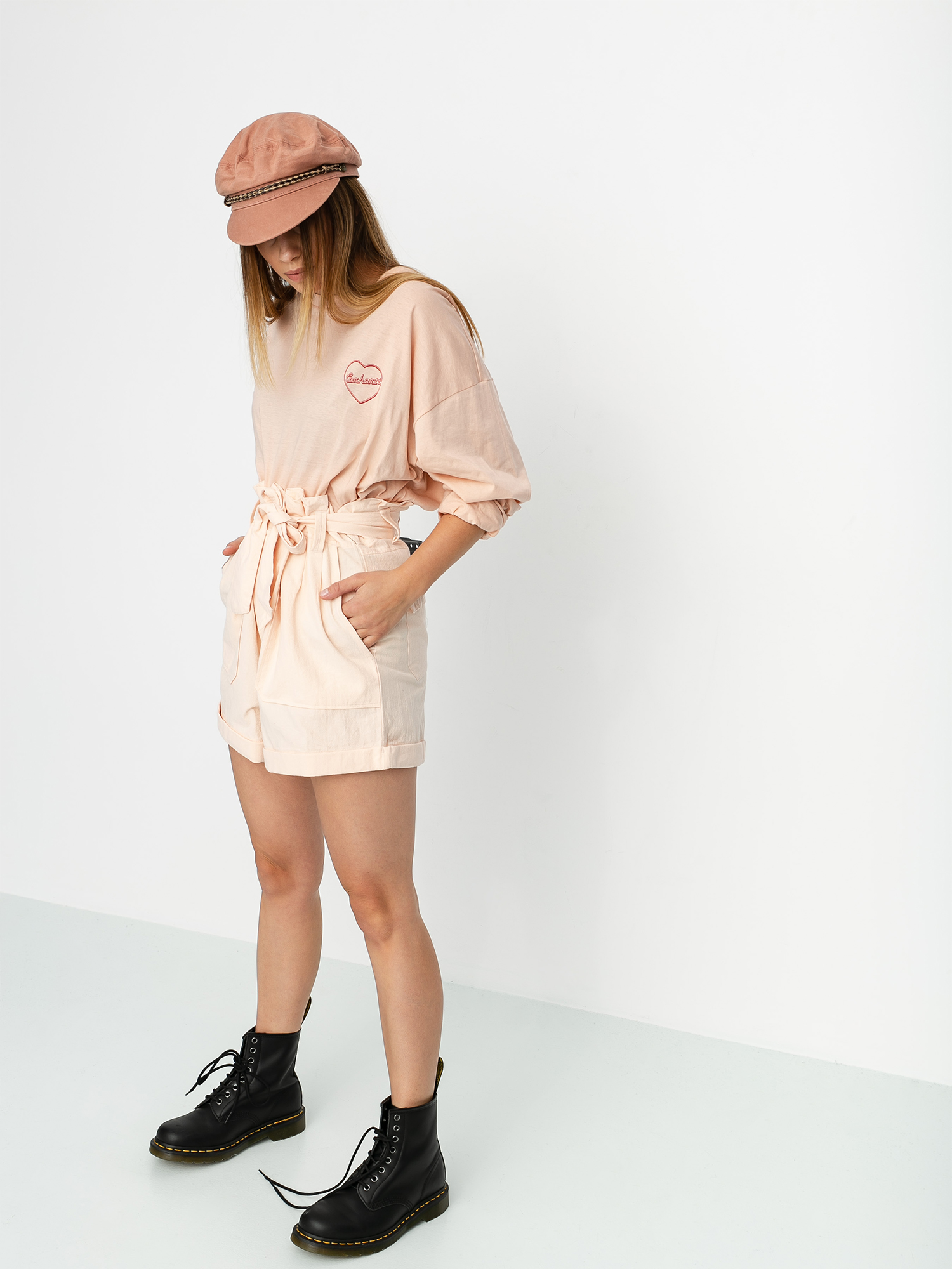 Rövidnadrág Volcom Pap Bag Wmn (light peach)