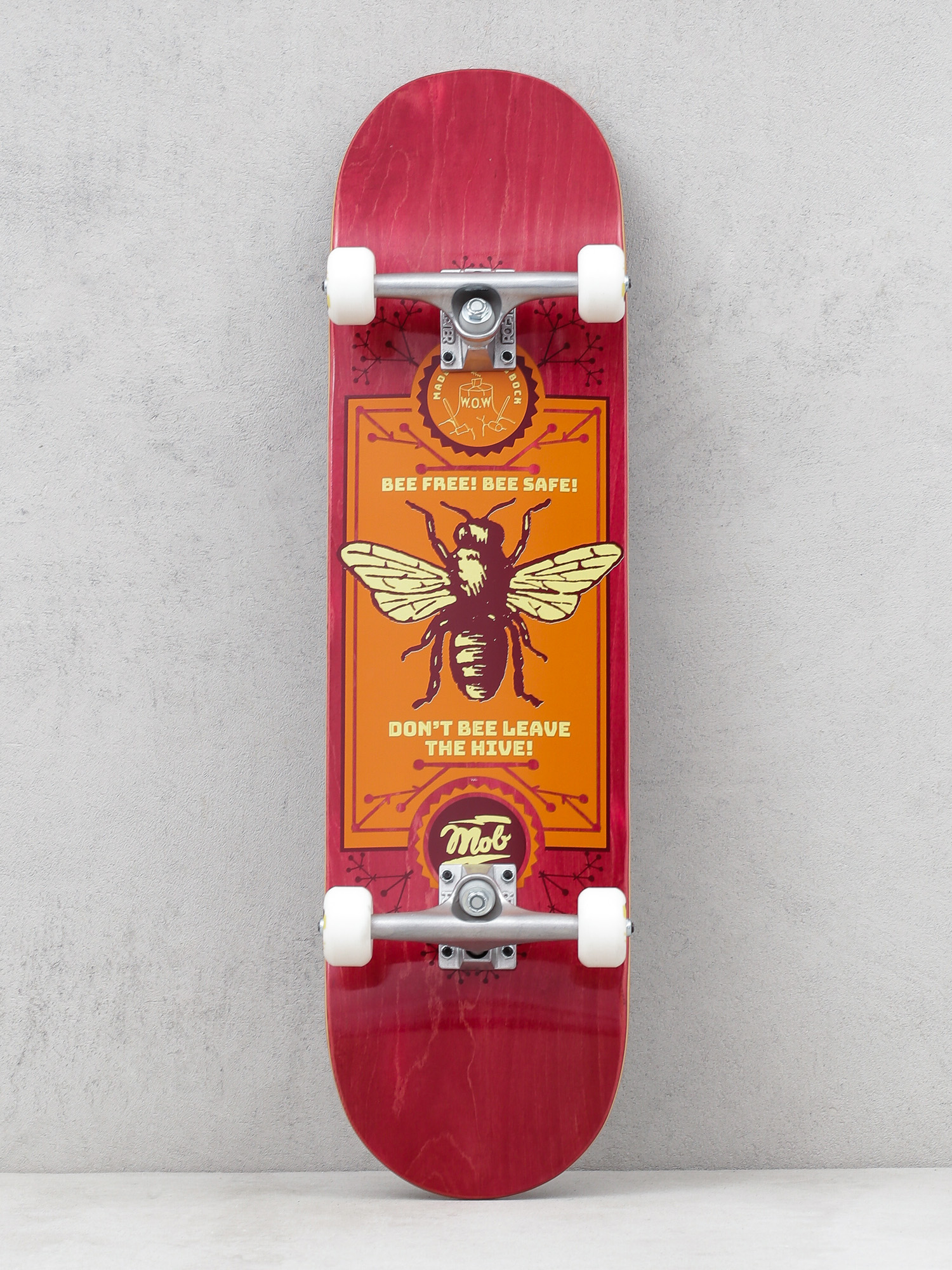 Mob Skateboards Gördeszka Bee (red)