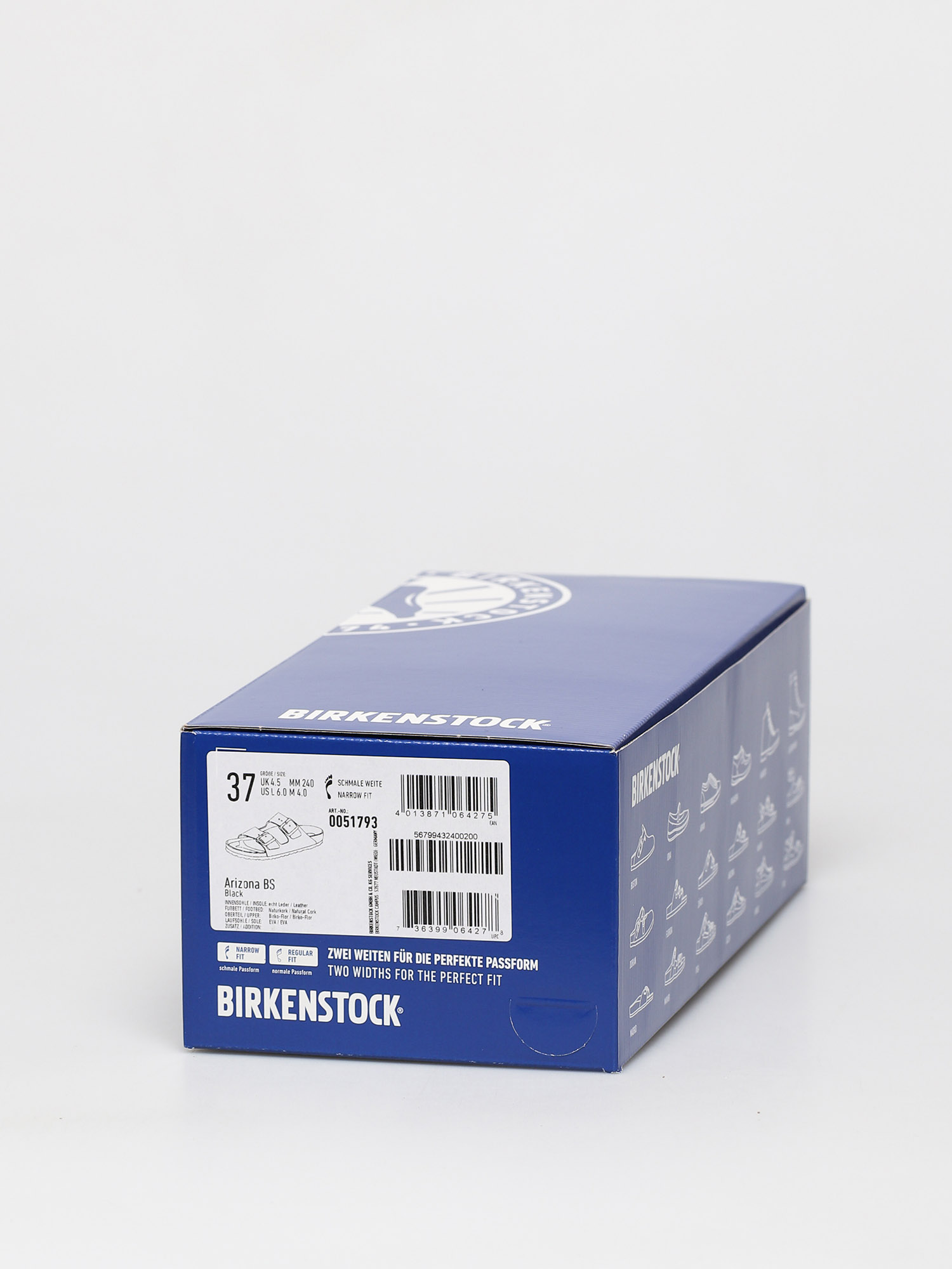 Birkenstock Flip-flop papucsok Arizona Narrow (black)