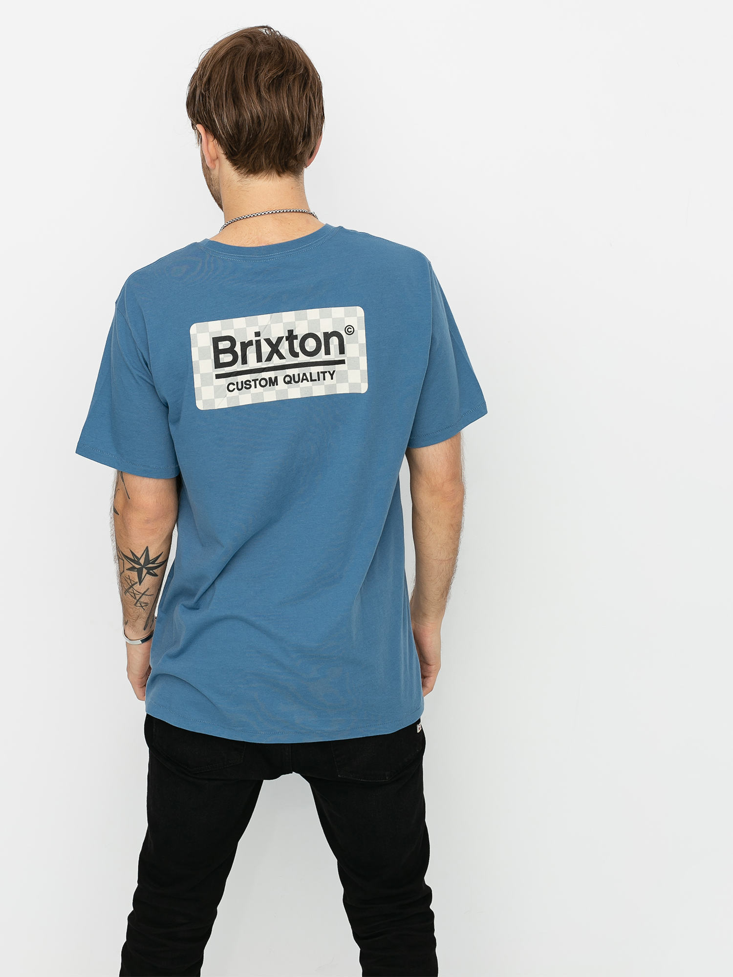 Brixton Palmer Prem Ujjatlan felső (slate blue)