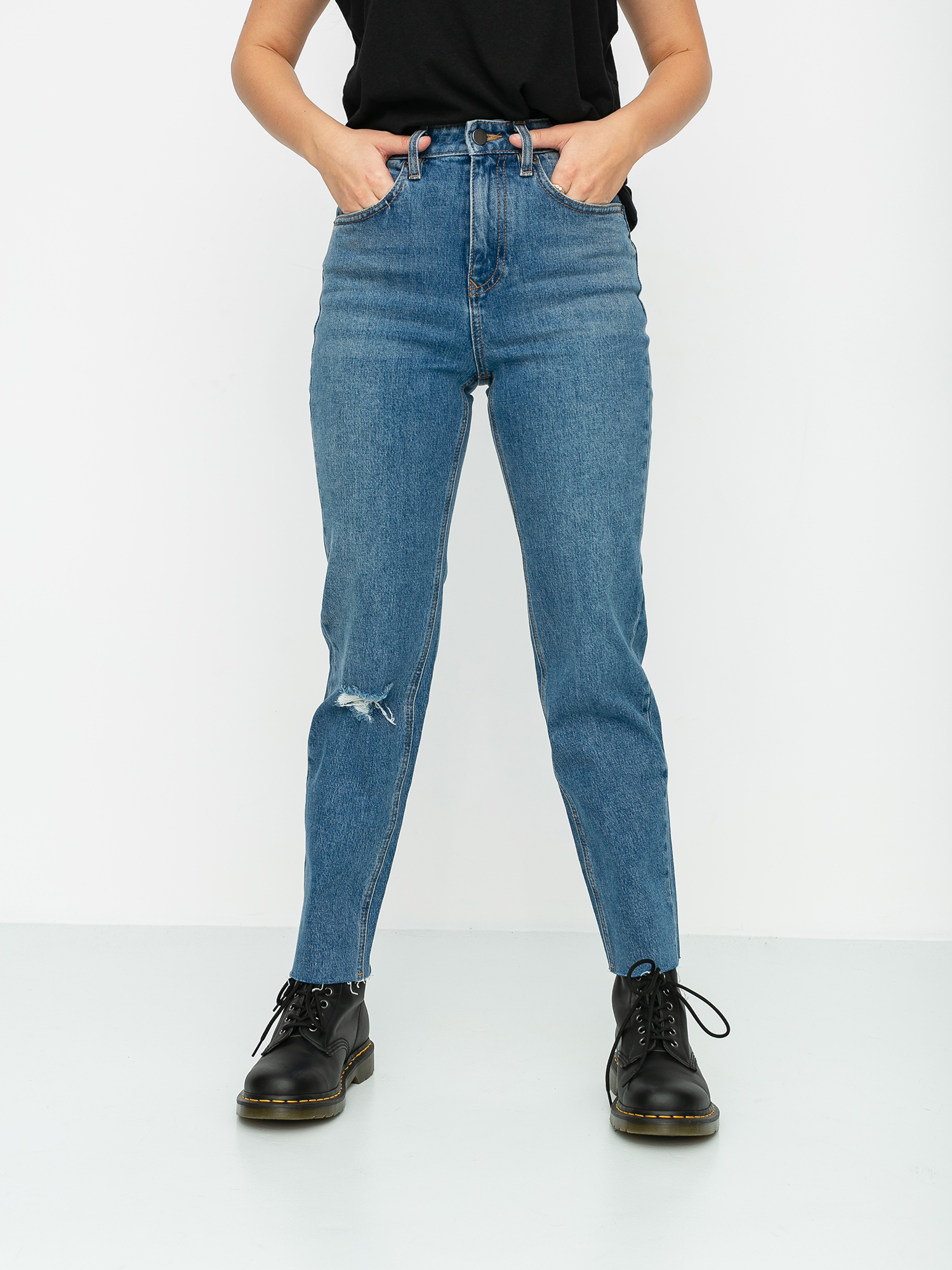 Volcom Stoned Straight Wmn Kisnadrág (standard issue blue)