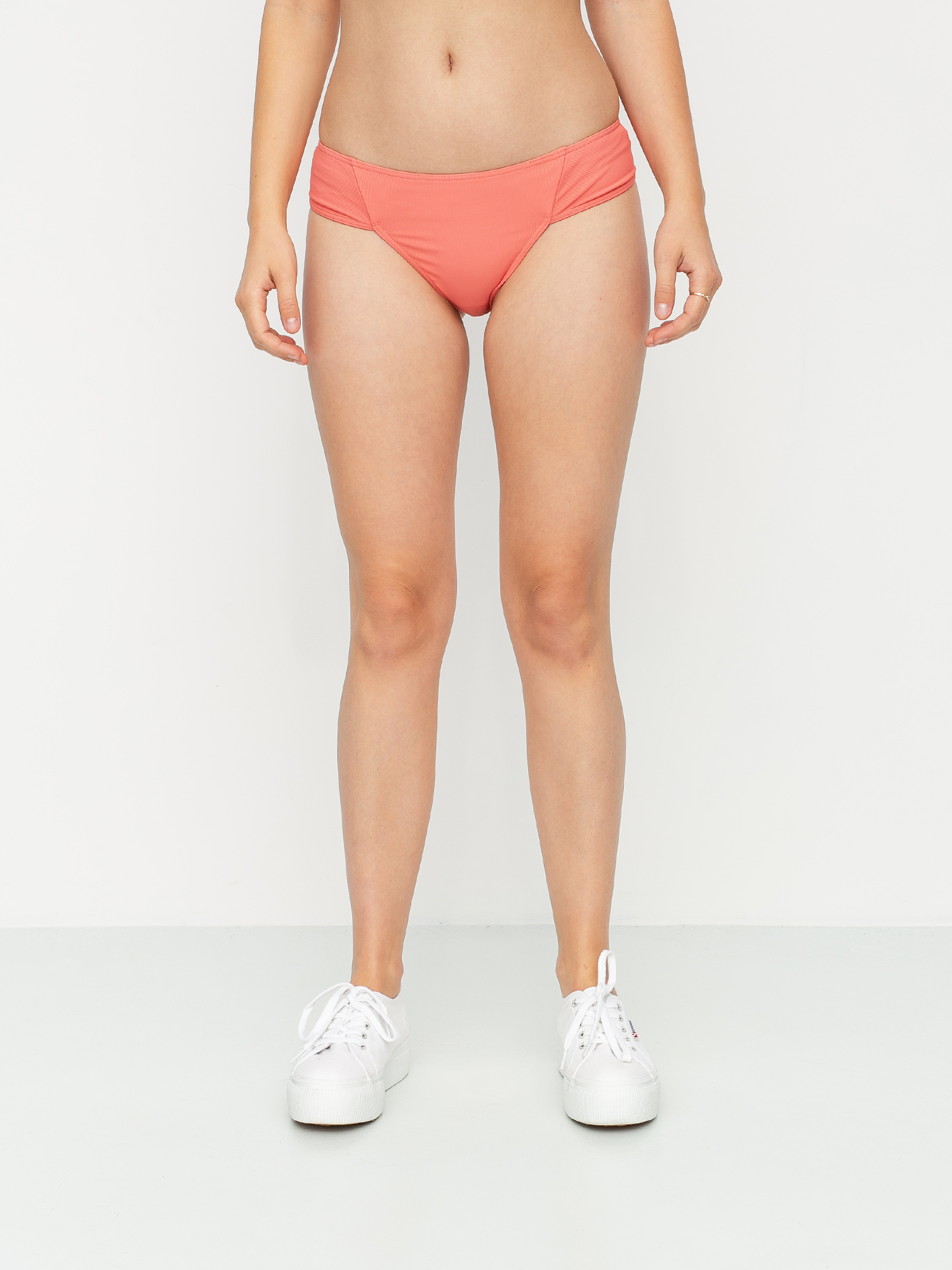 Volcom Simply Rib Cheeky Wmn Fürdőruha (reef pink)