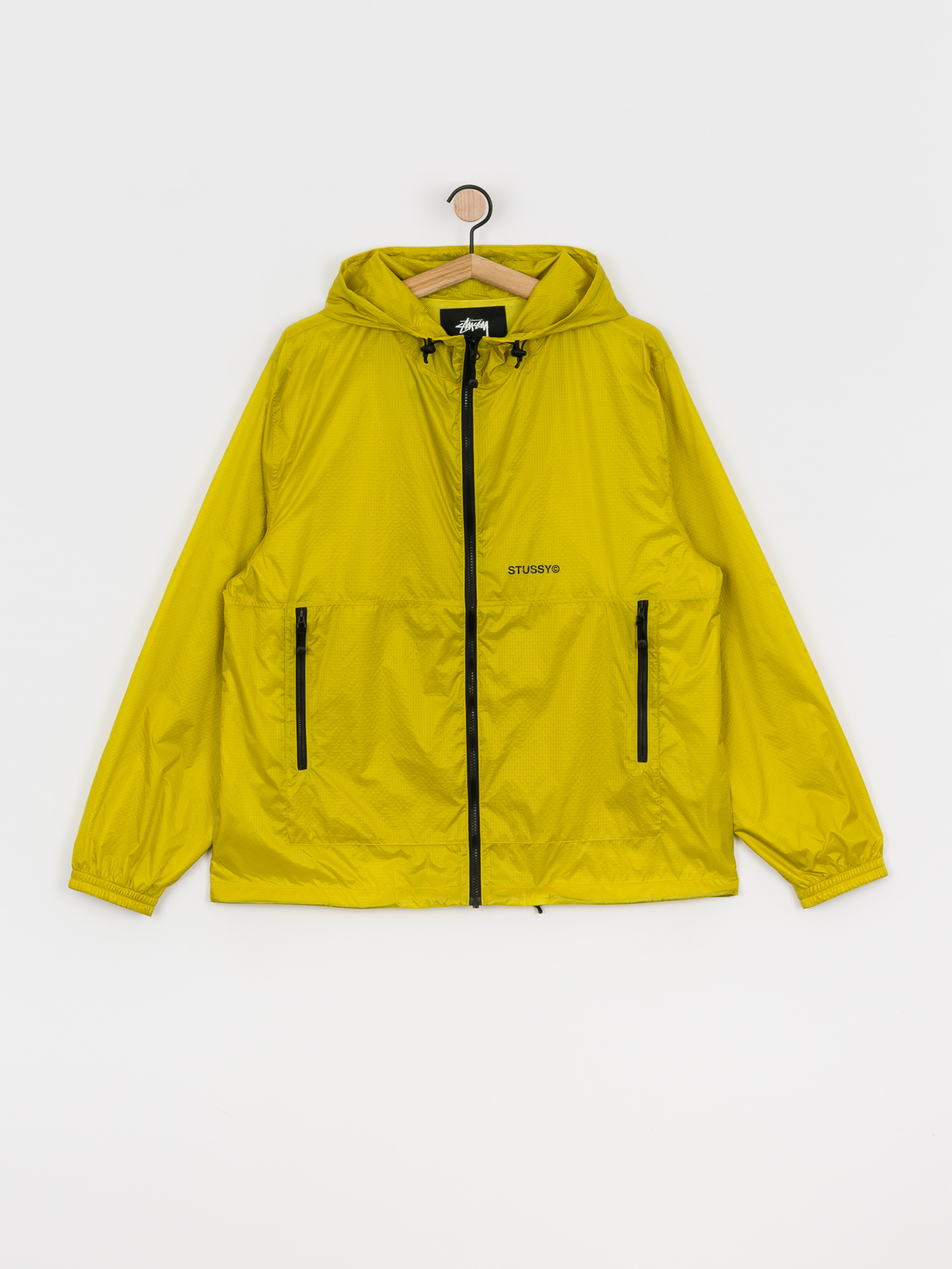 stussy yellow jacket