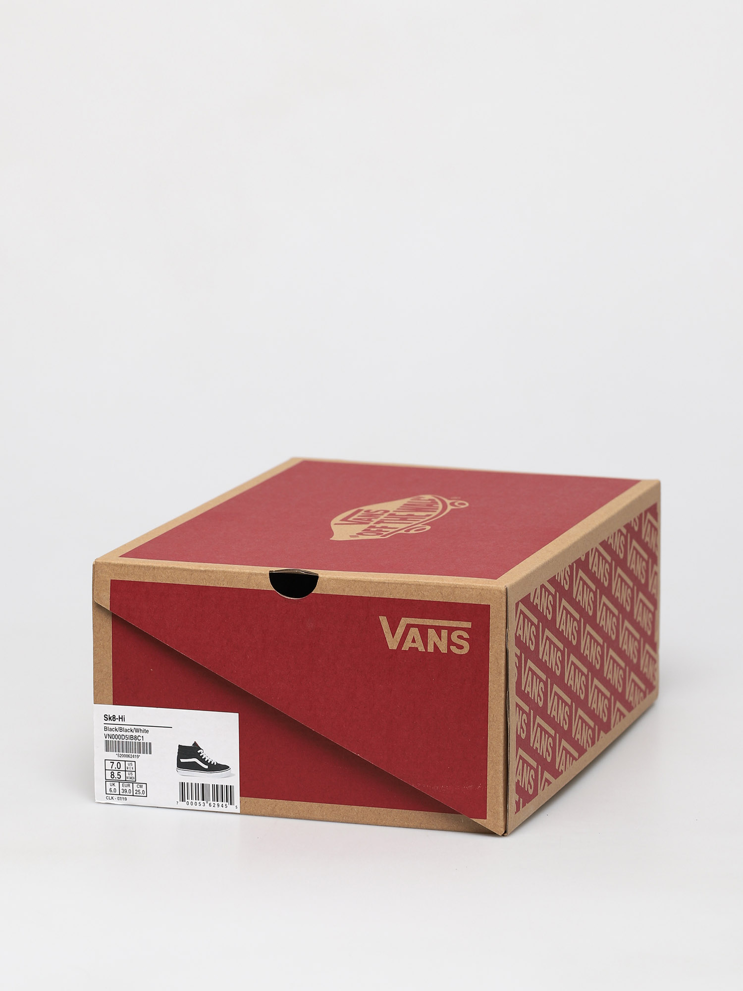 Vans Sk8 Hi Cipők (black/black/white)