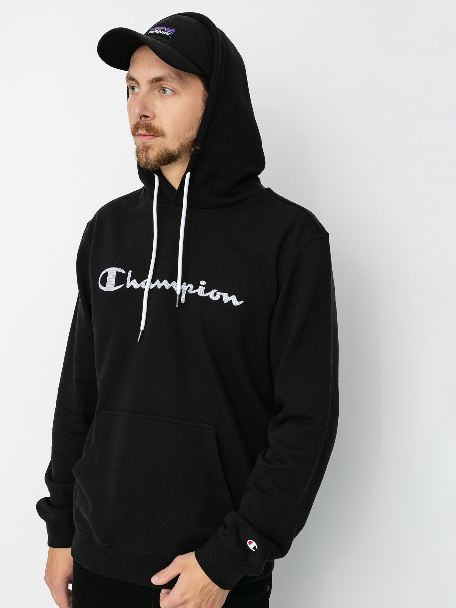 Champion Legacy Sweatshirt HD 214138 Kapucnis pulóver (nbk)
