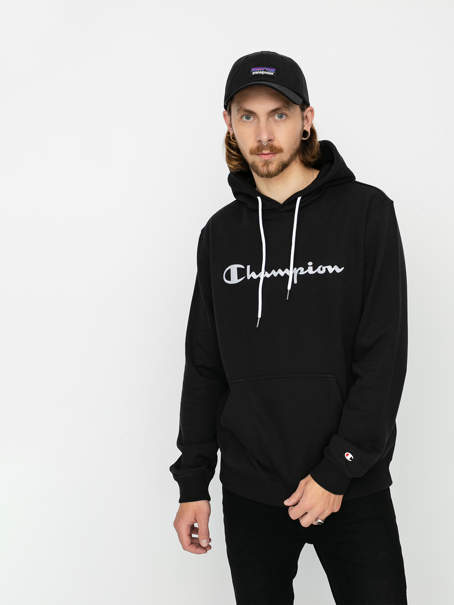 Champion Legacy Sweatshirt HD 214138 Kapucnis pulóver (nbk)