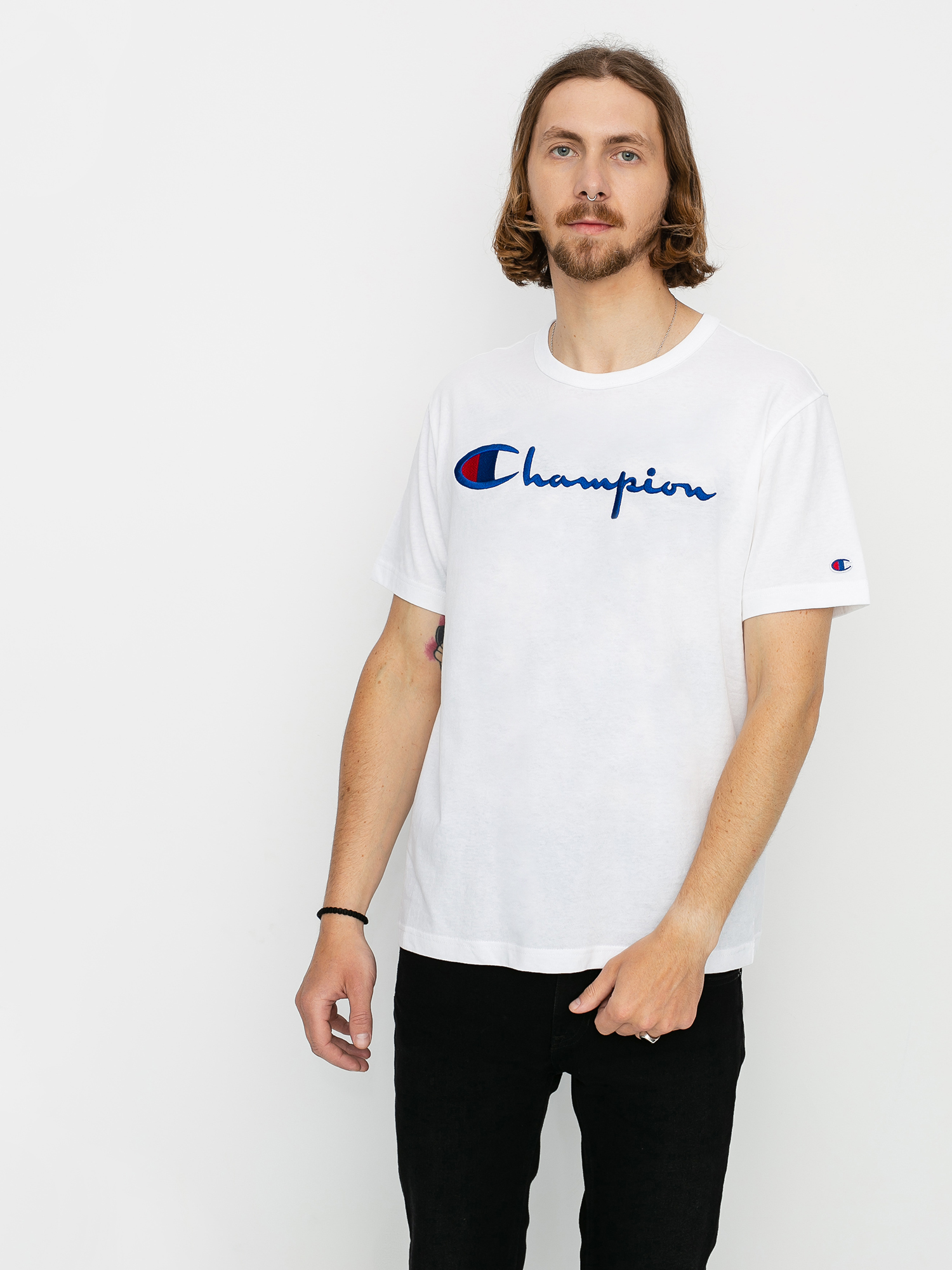 Champion Premium Jersey Reverse Weave 210972 póló (wht)